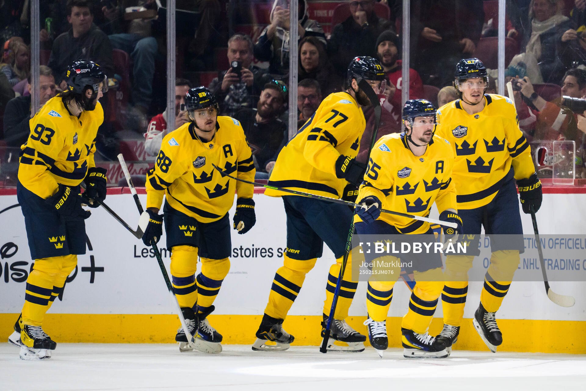 Mika Zibanejad, William Nylander, Victor Hedman, Erik