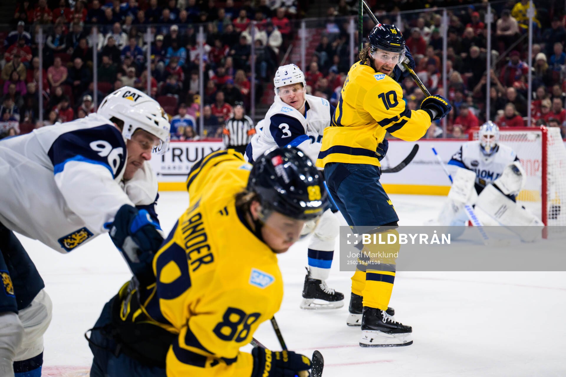 Mikko Rantanen and Olli Määttä of Finland are being