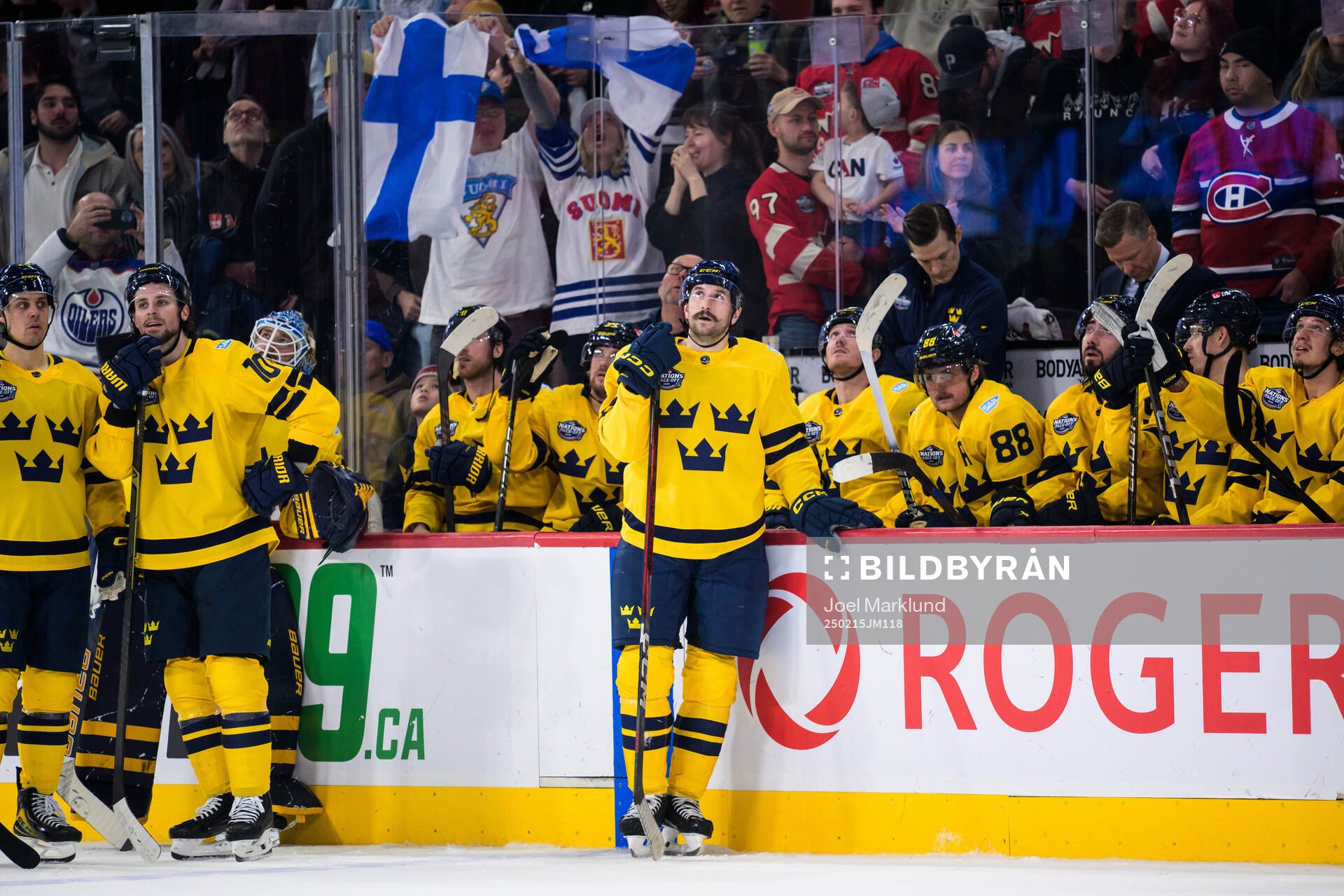 Filip Forsberg of Sweden looks dejected