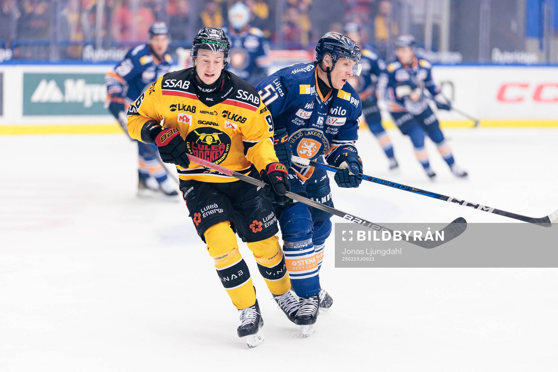 Luleås Pontus Andreasson och Växjös Emil Sylvegård