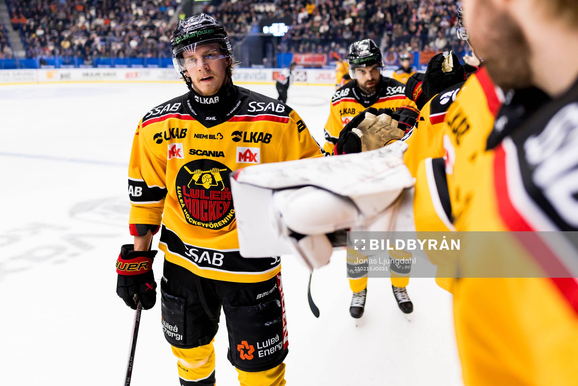 Luleås Marcus Hardegård jublar