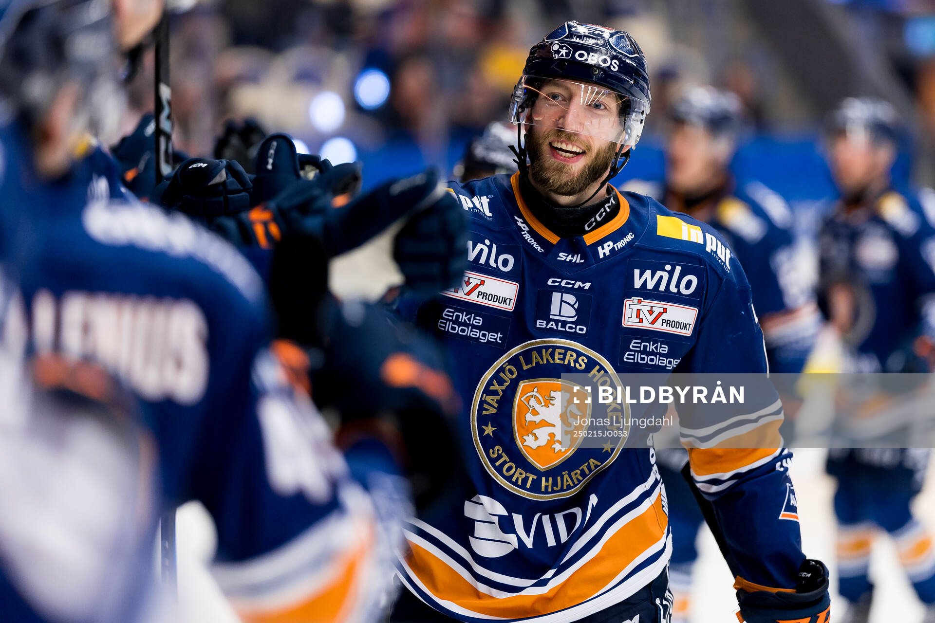 Växjös Petter Granberg jublar