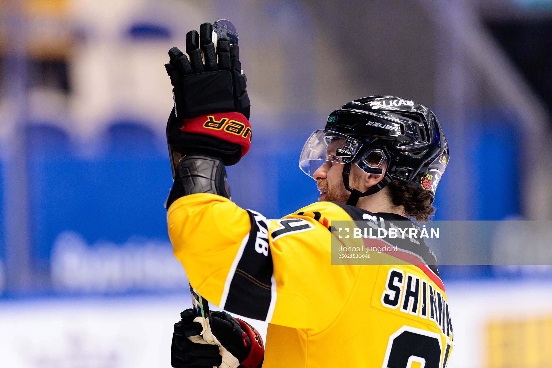 Luleås Brendan Shinnimin jublar