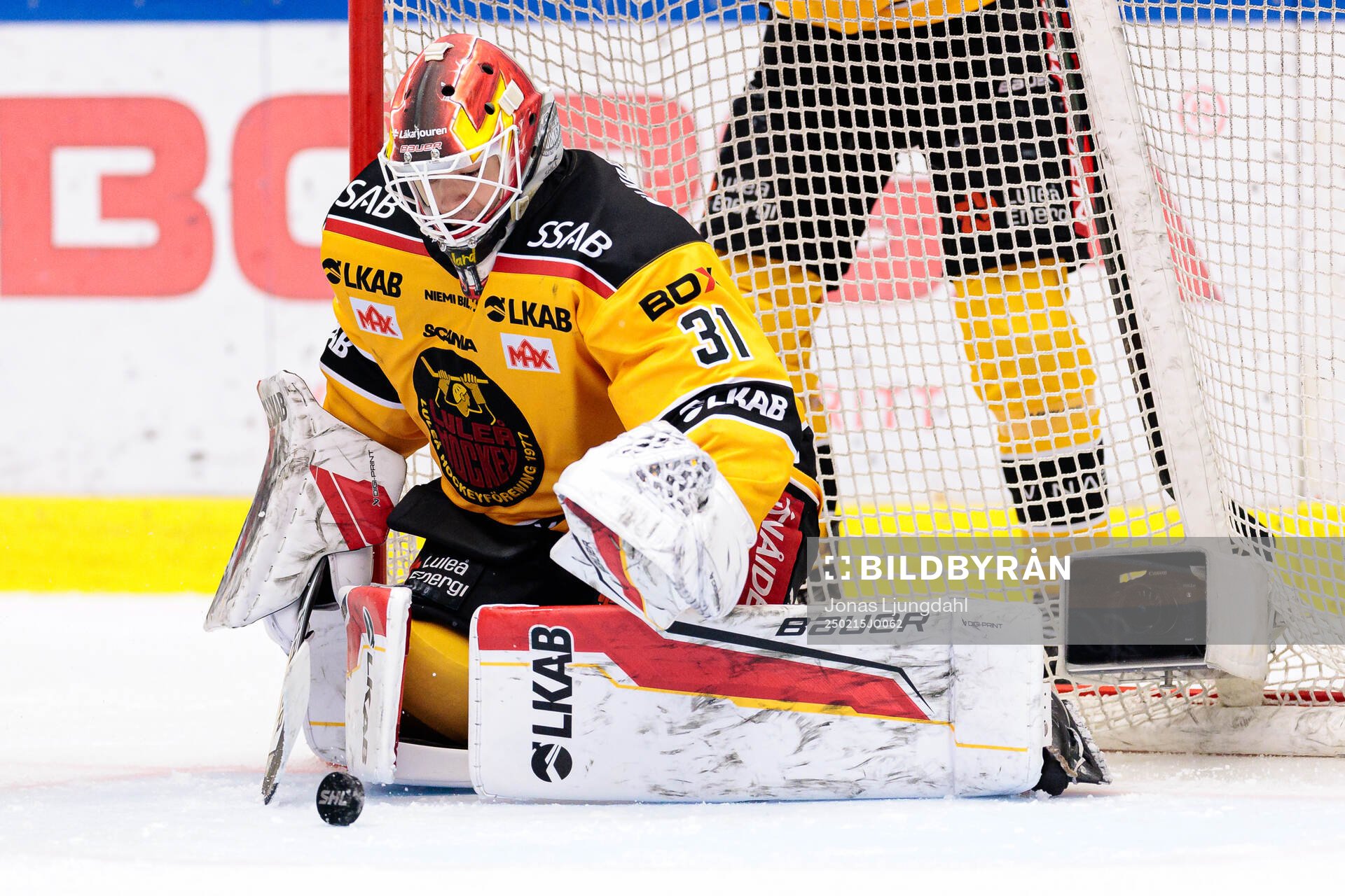 Luleås målvakt Matteus Ward