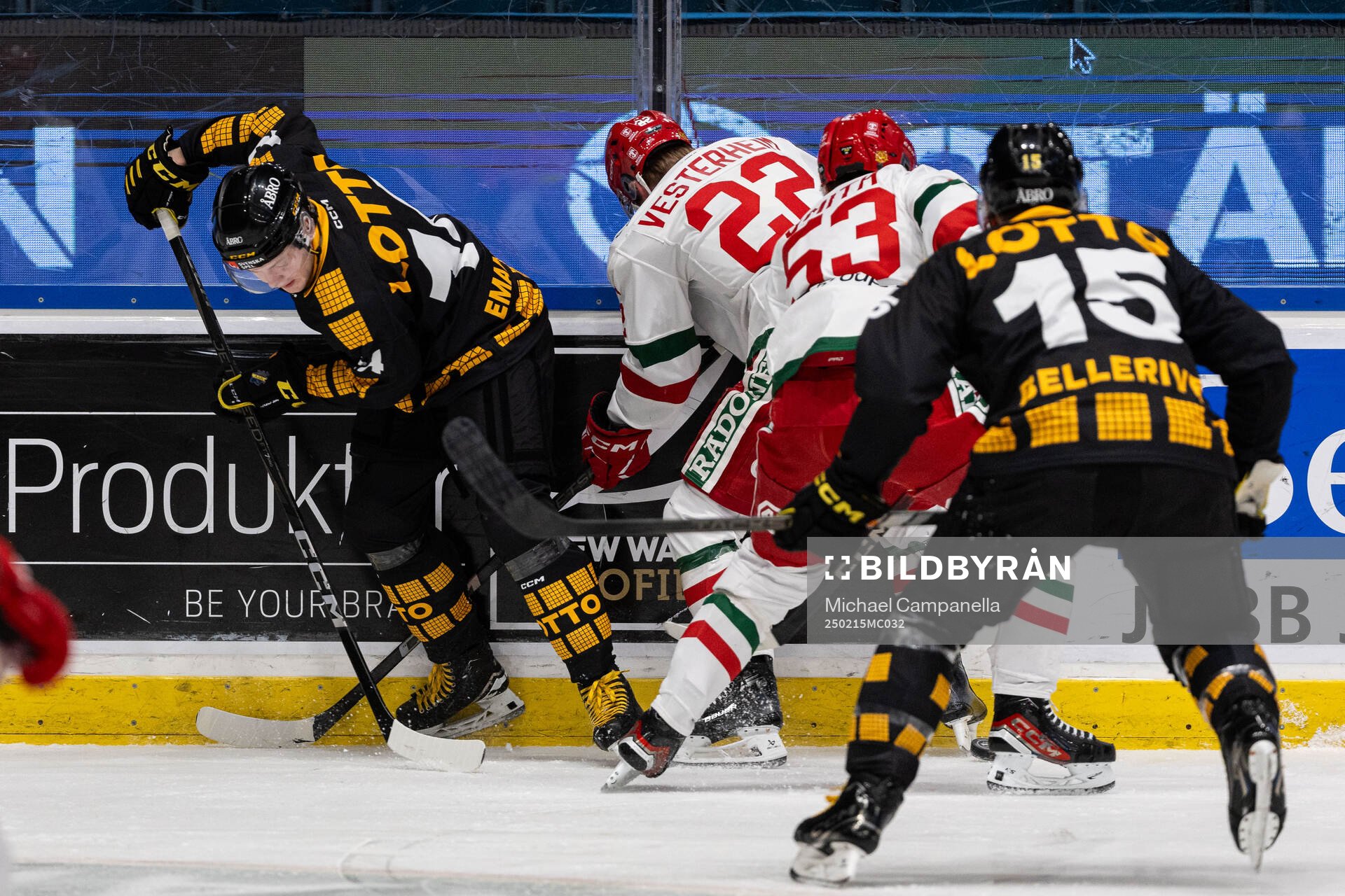 AIKs Jesper Emanuelsson och Moras Petter Vesterheim