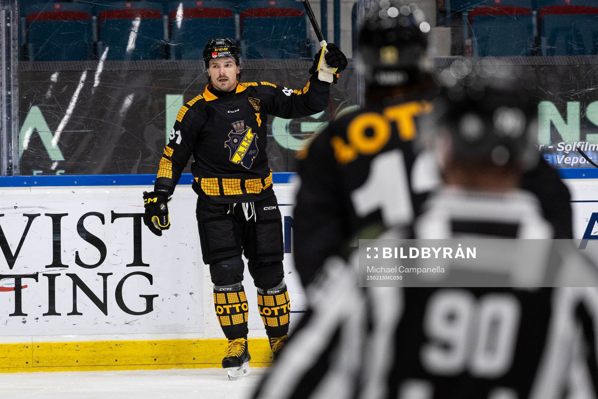 AIKs Gerry Fitzgerald jublar