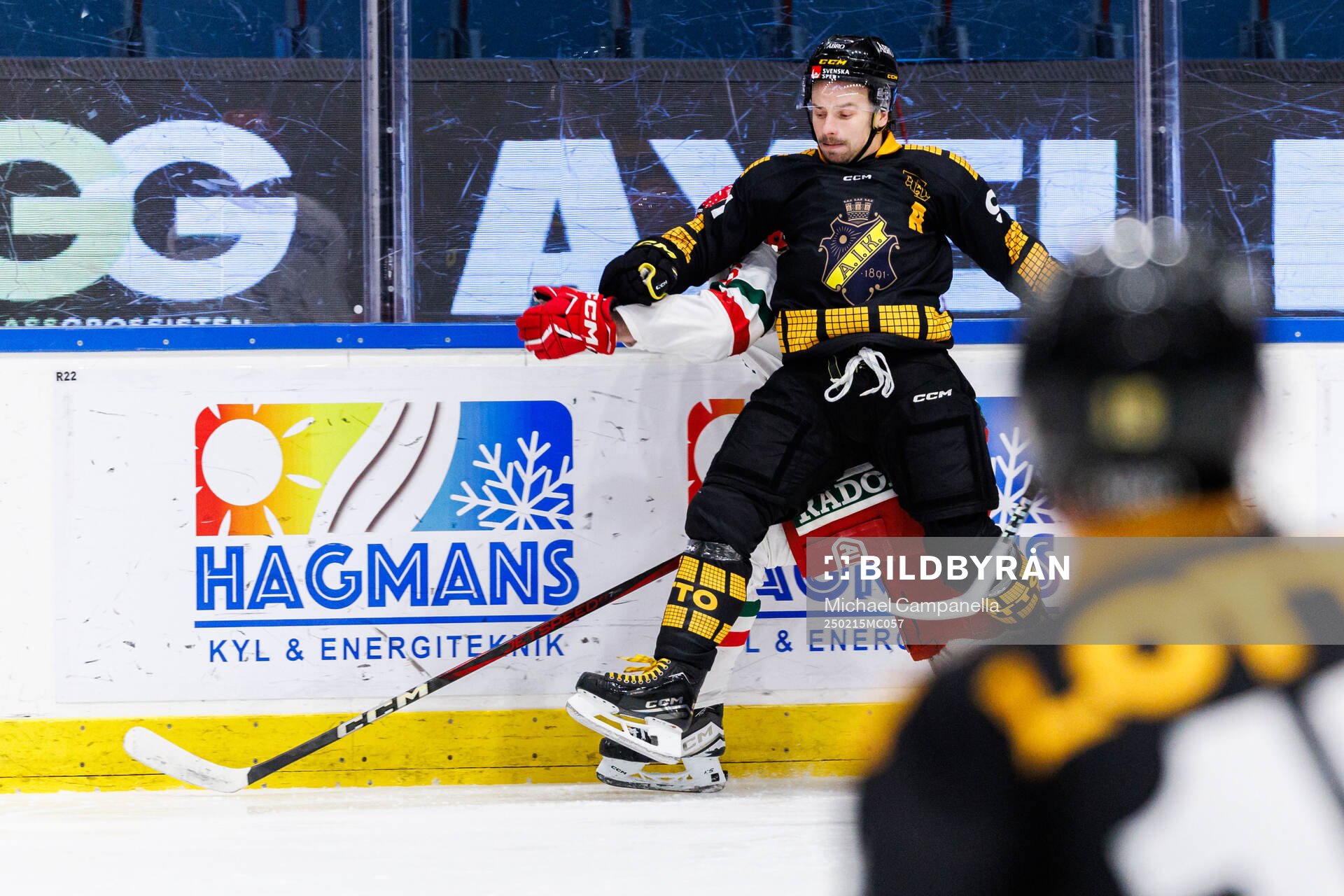 AIKs Gerry Fitzgerald och Moras Ludvig Markman