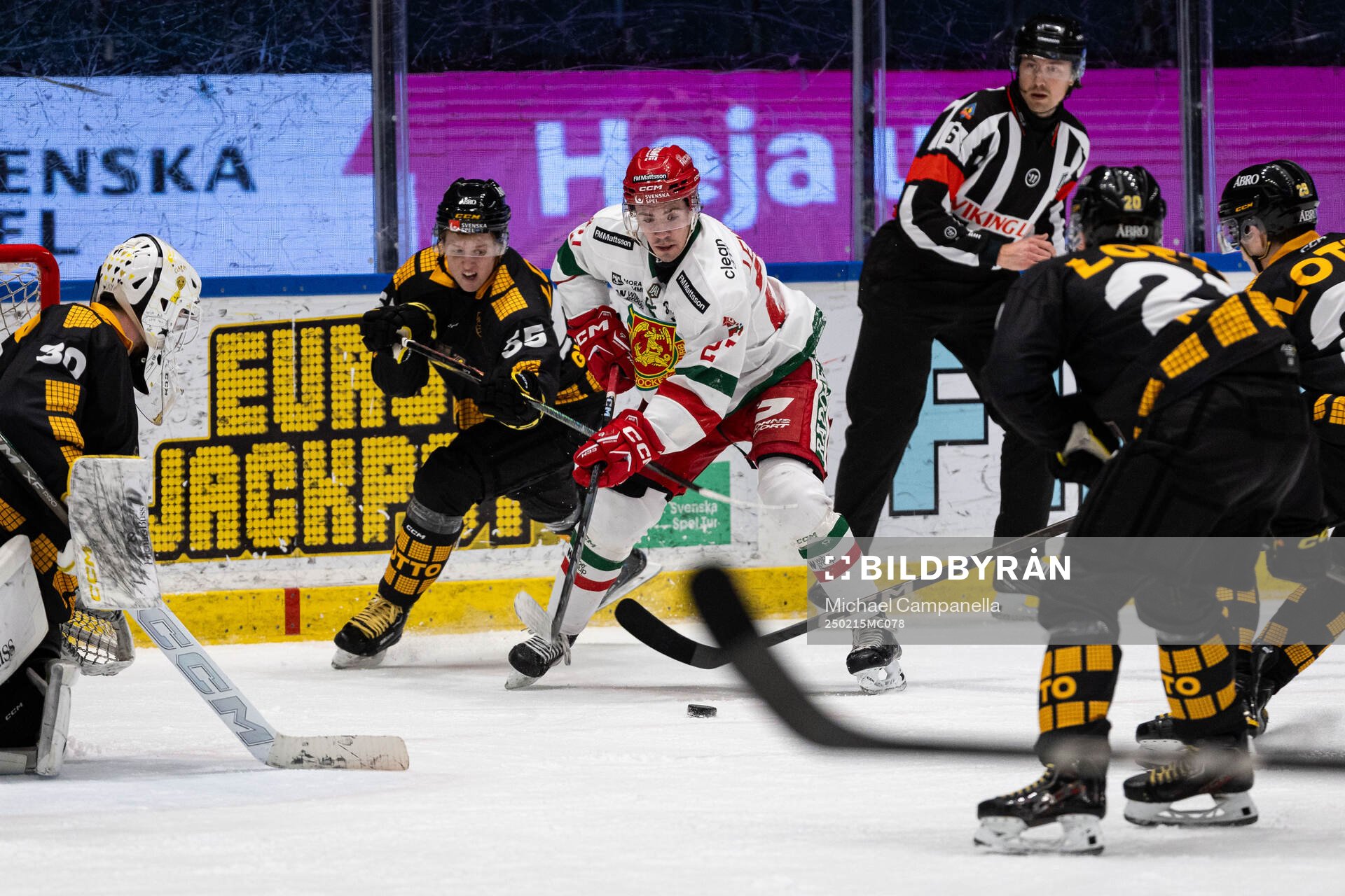 AIKs Viggo Gustafsson och Moras Ludvig Levinsson