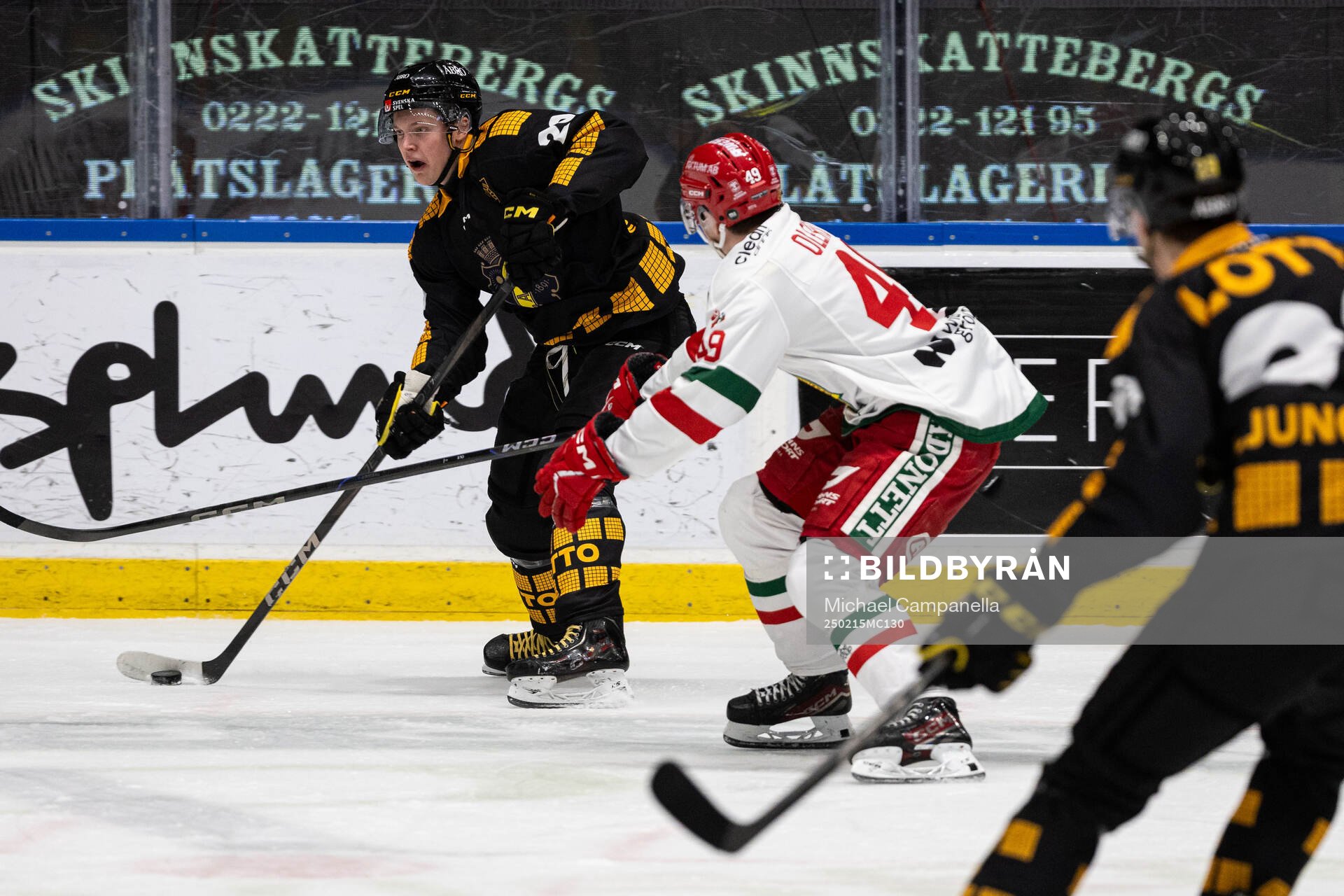 AIKs Rasmus Rudslätt och Moras Joel Olerot