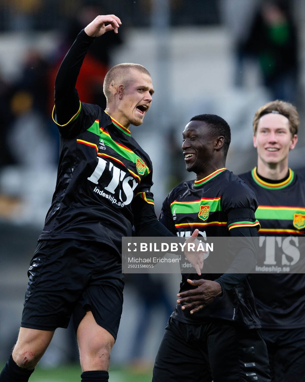 GAIS Kevin Holmén jublar