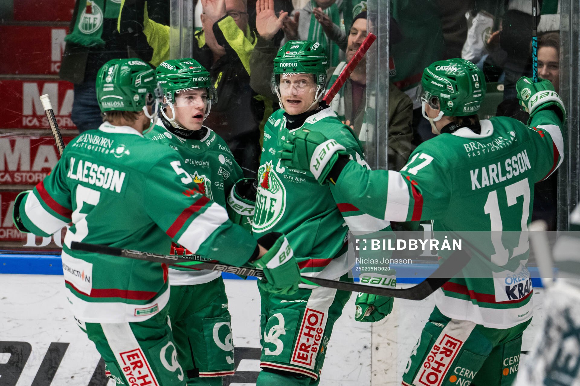 Rögles Isac Solberg jublar