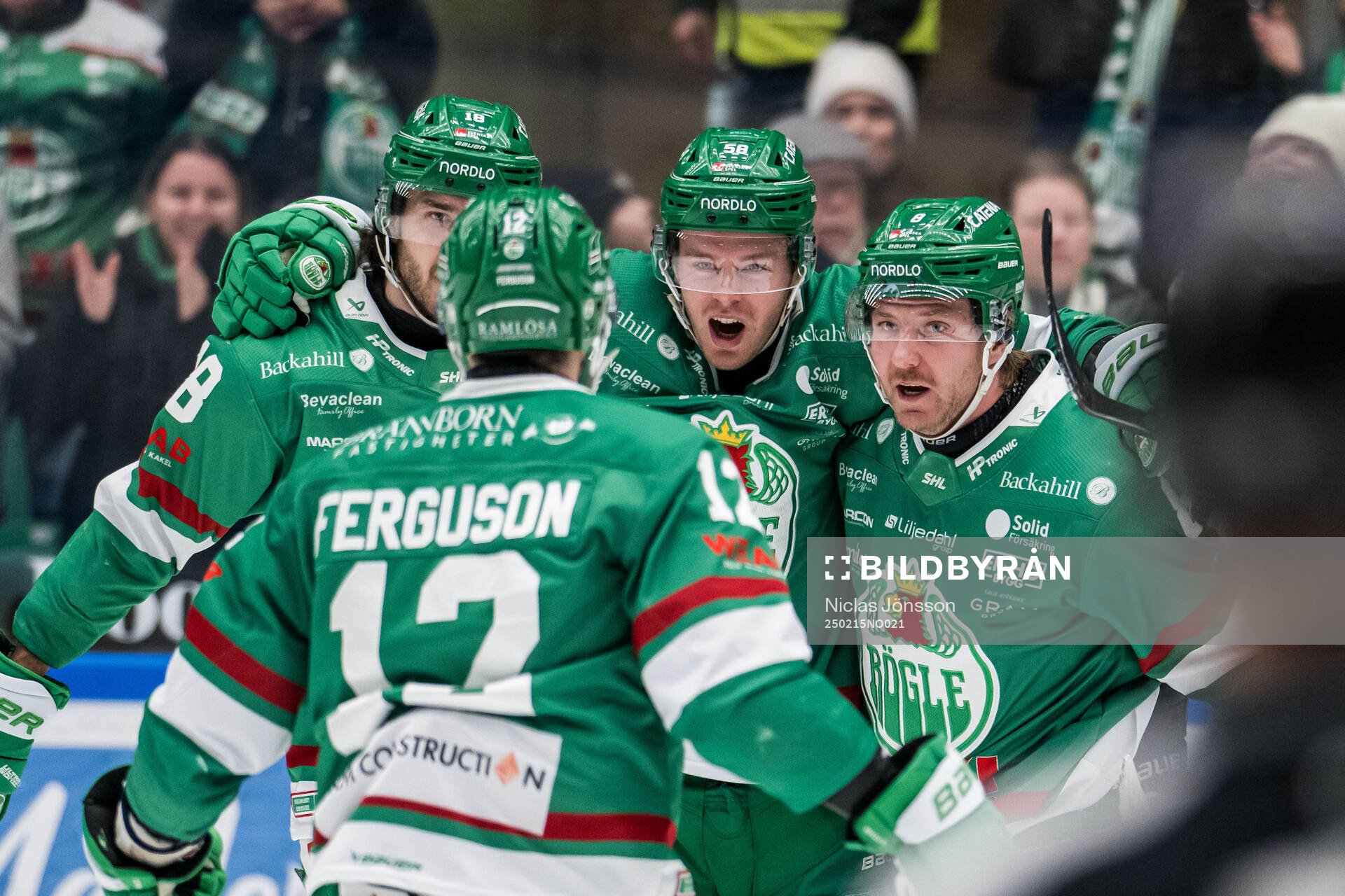 Rögles Filip Johansson och Linus Sandin jublar