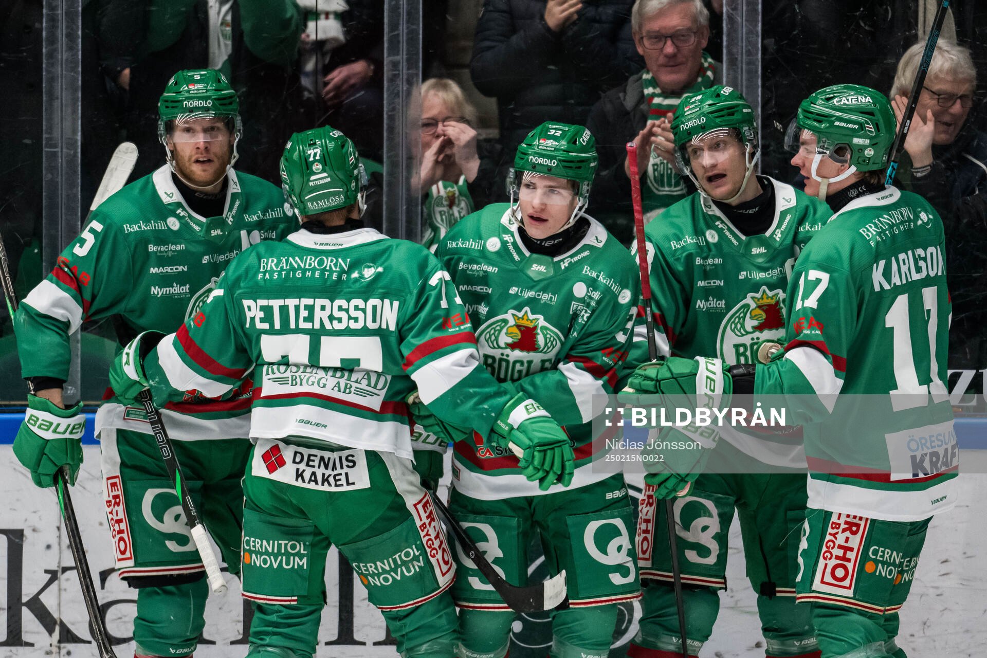 Rögles Isac Solberg jublar