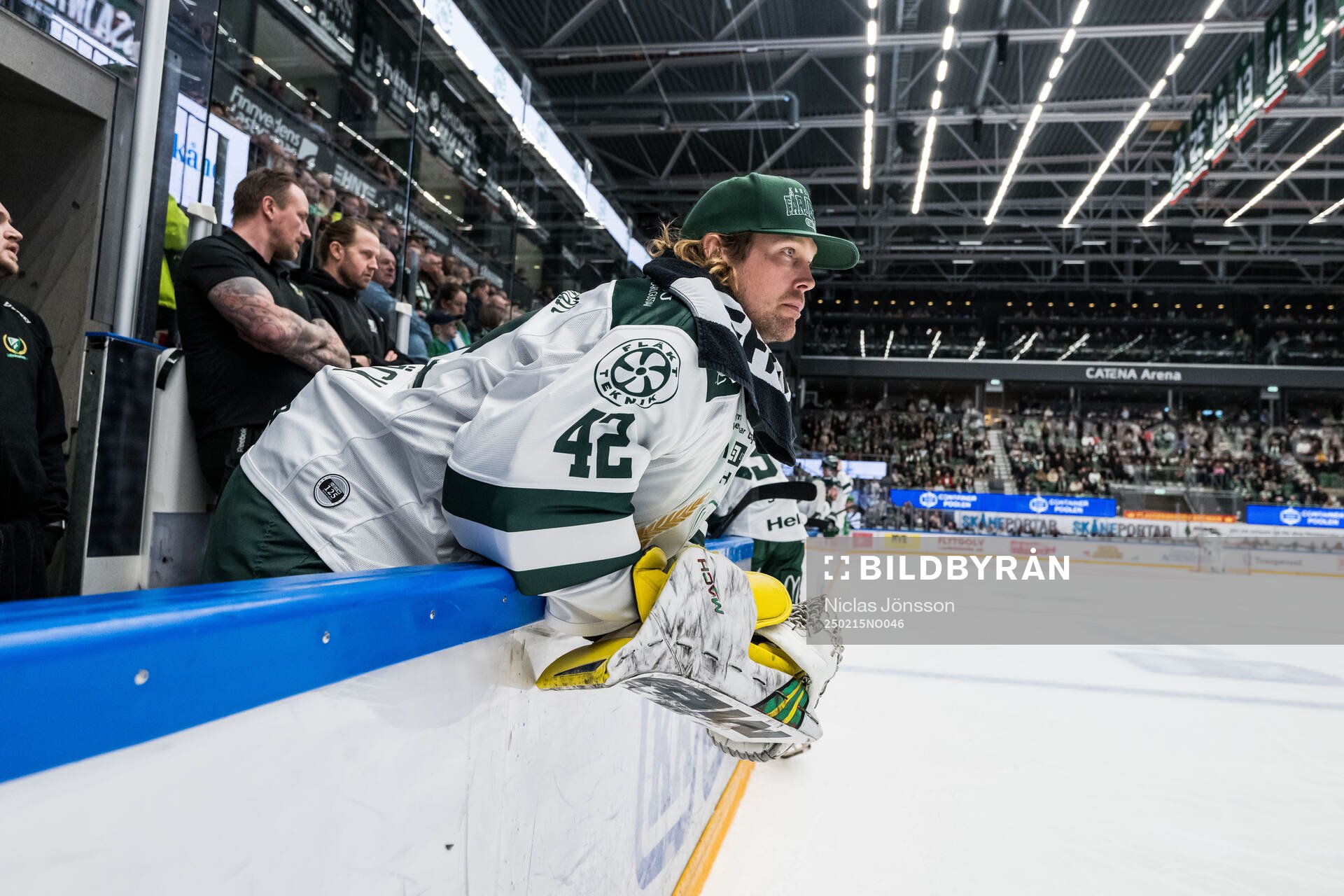 Färjestads målvakt Anders Lindbäck