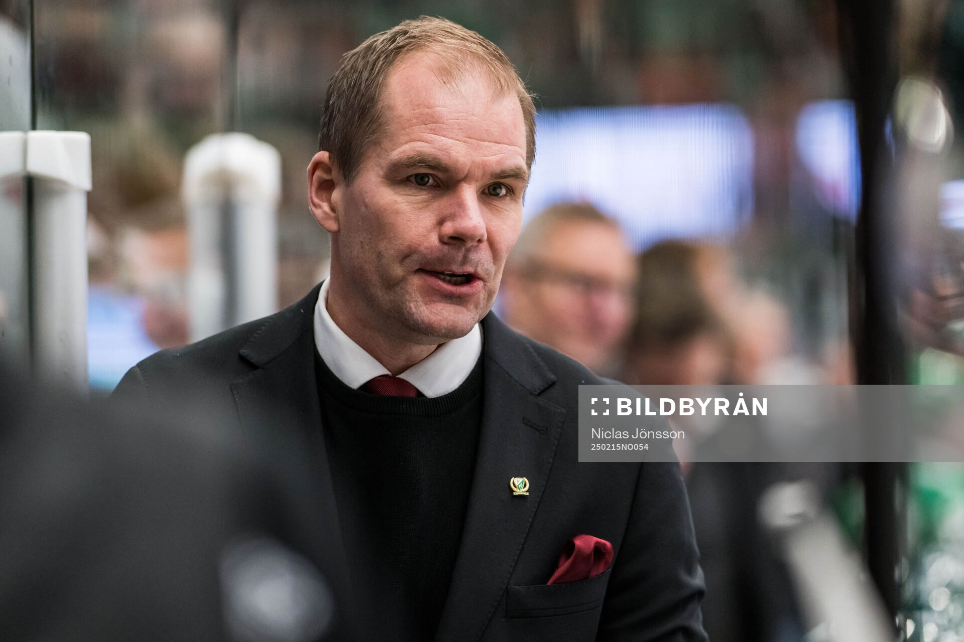 Färjestads tränare Thomas Mitell