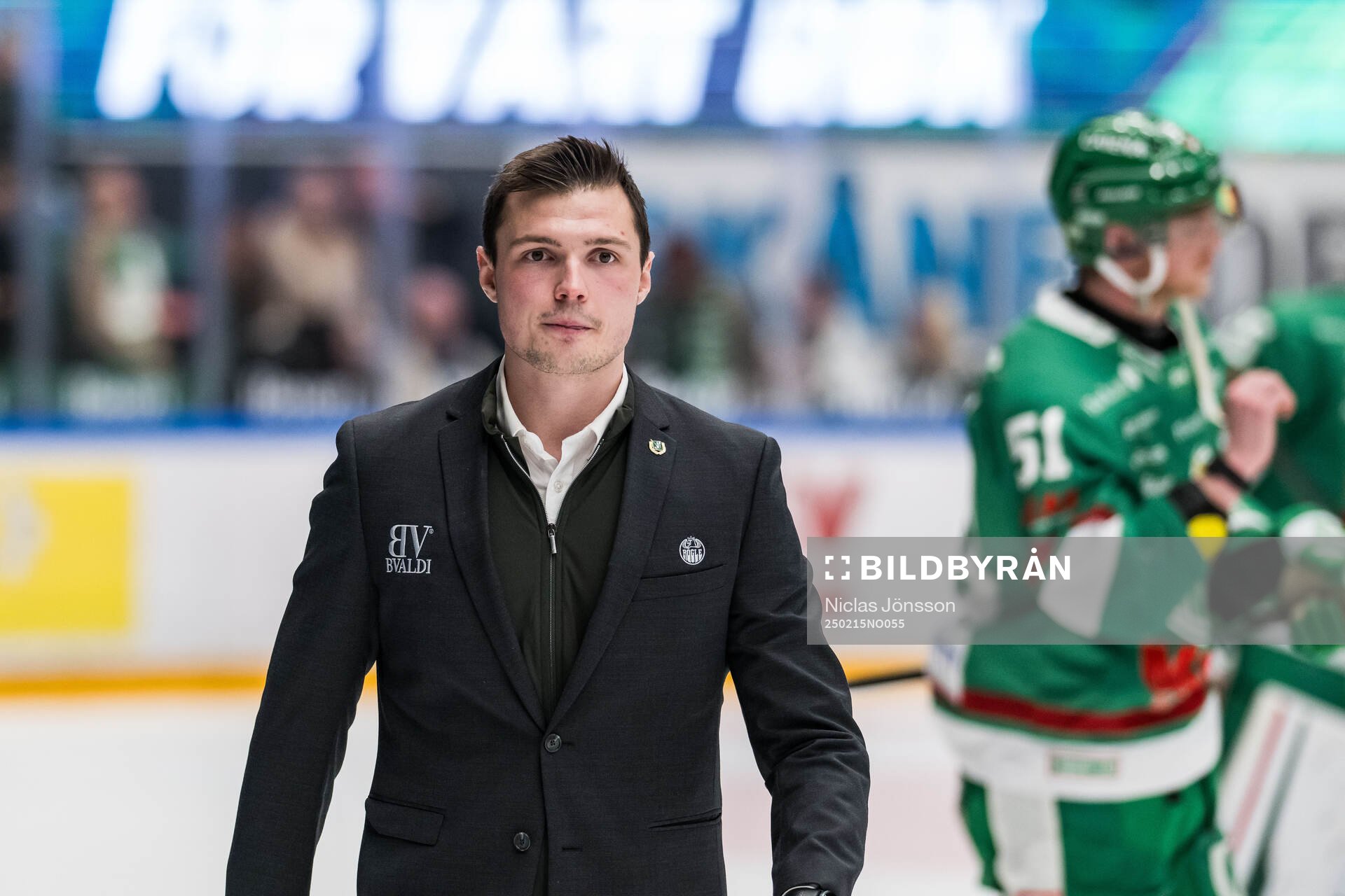 Rögles assisterande tränare Max Bohlin