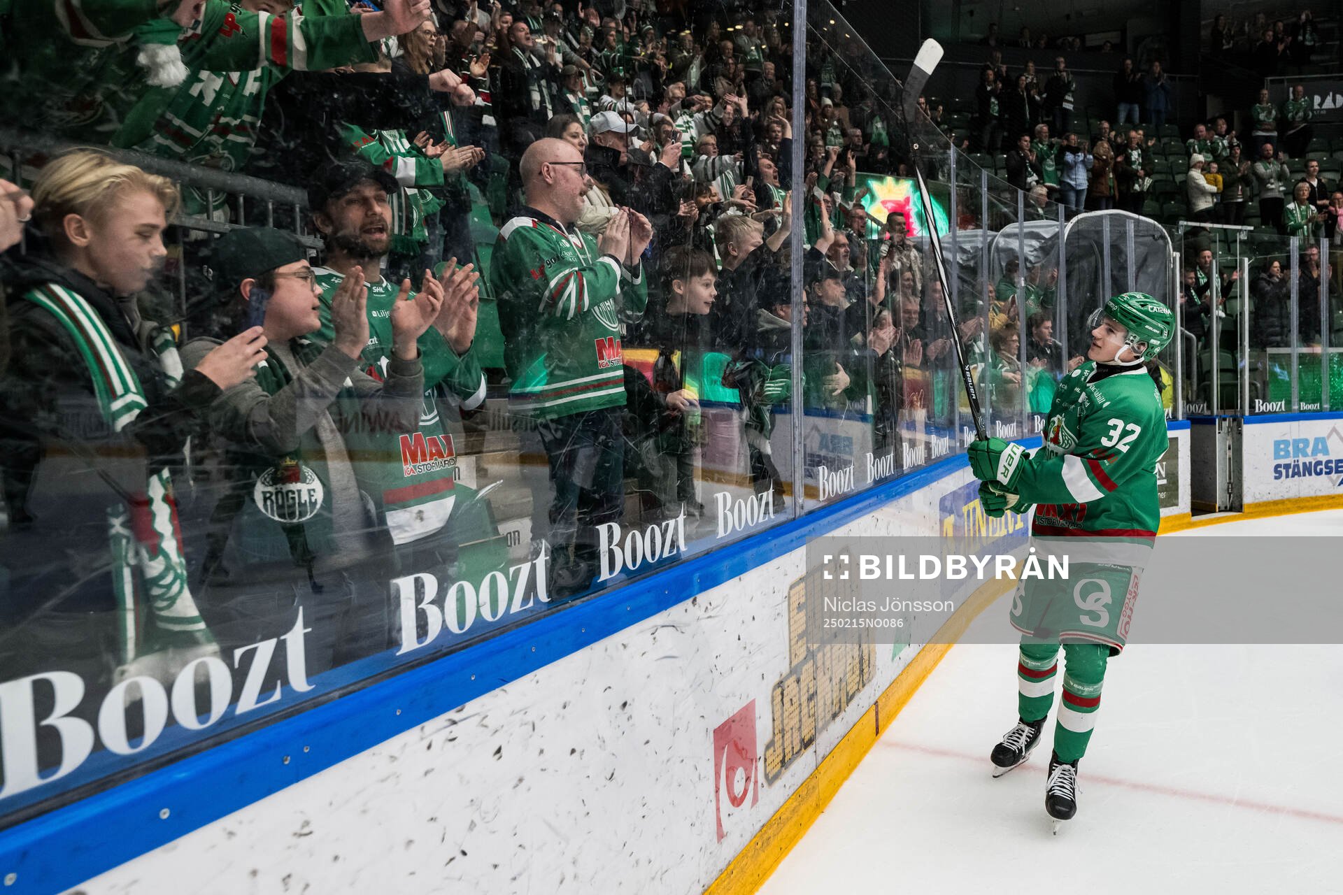 Rögles Isac Solberg jublar