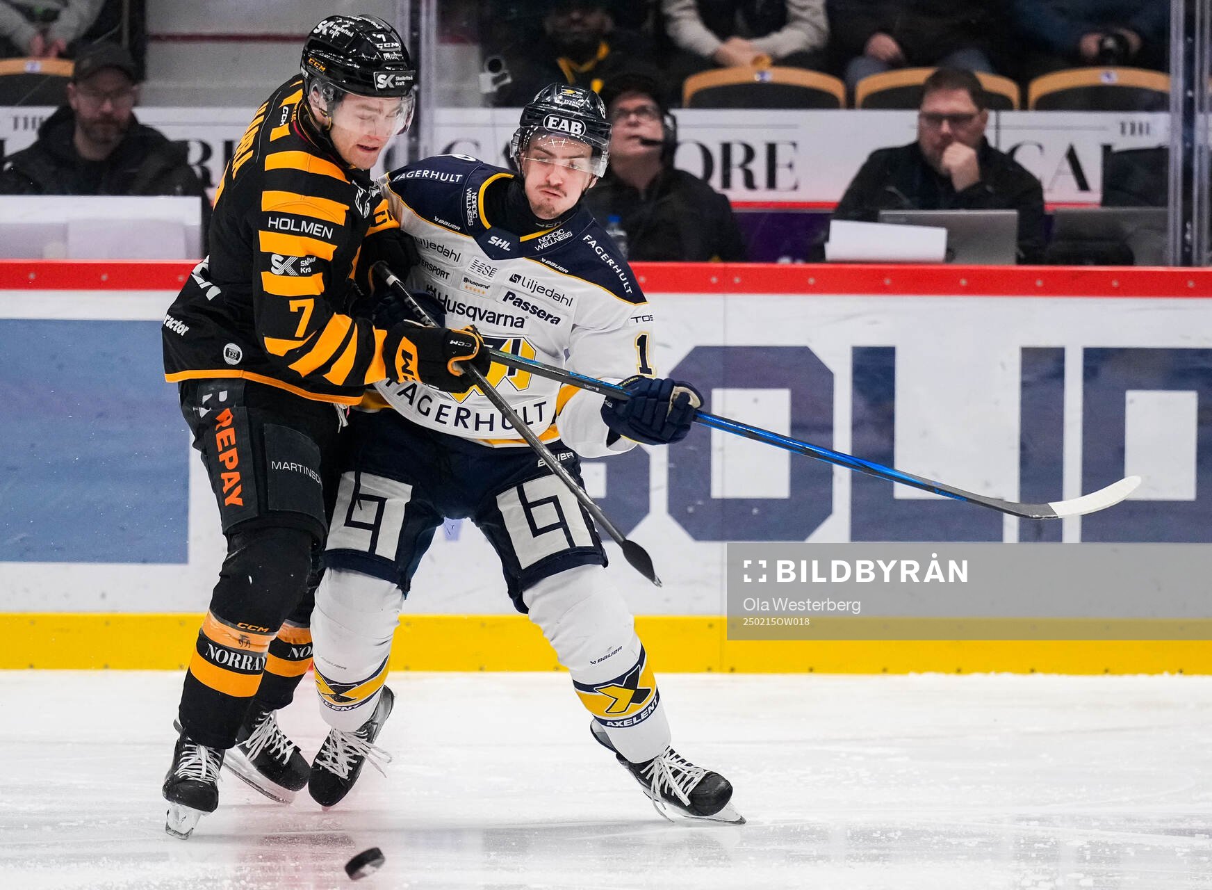 Skellefteås Frans Haara och HV71s Isac Brännström