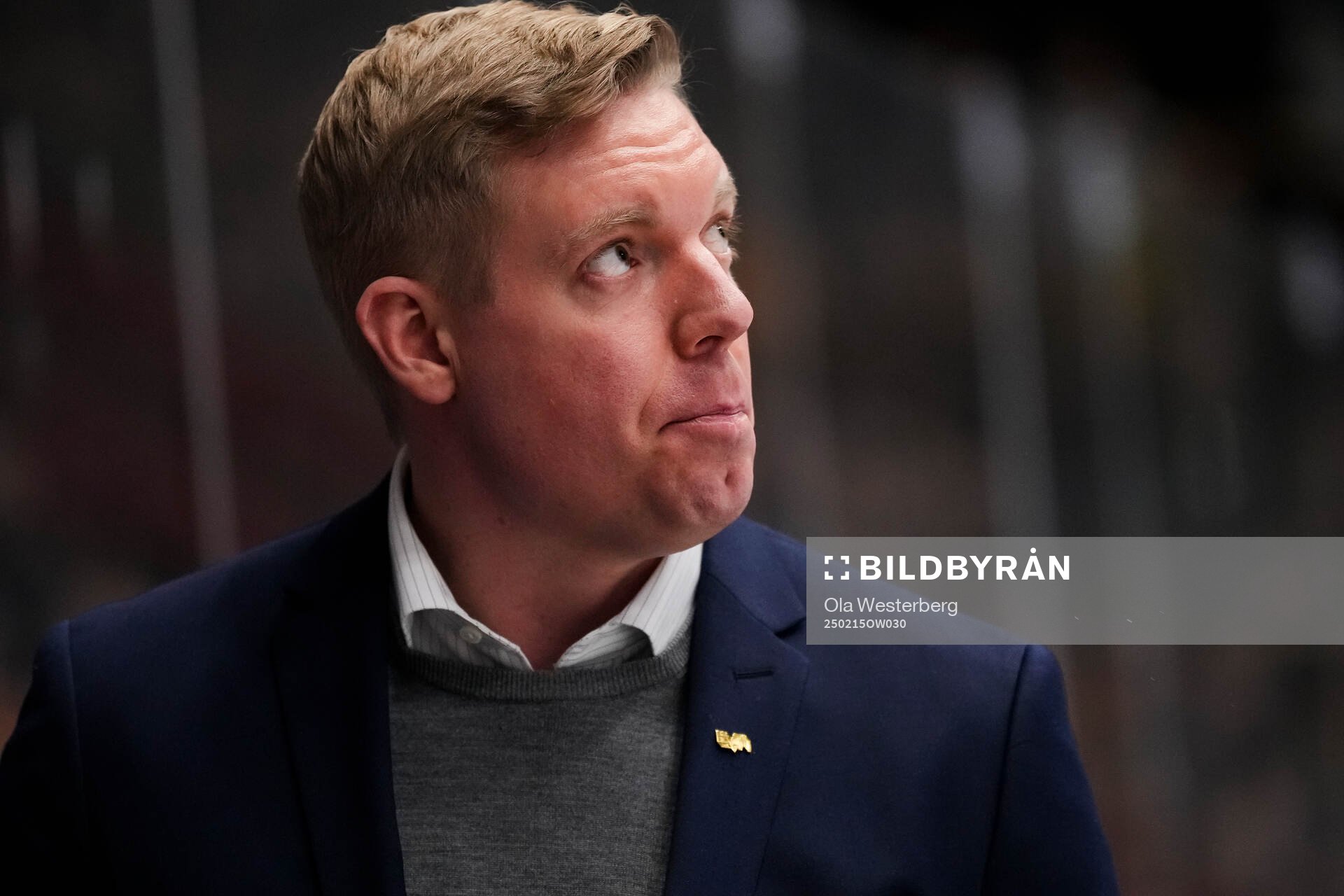 HV71s tränare Anton Blomqvist