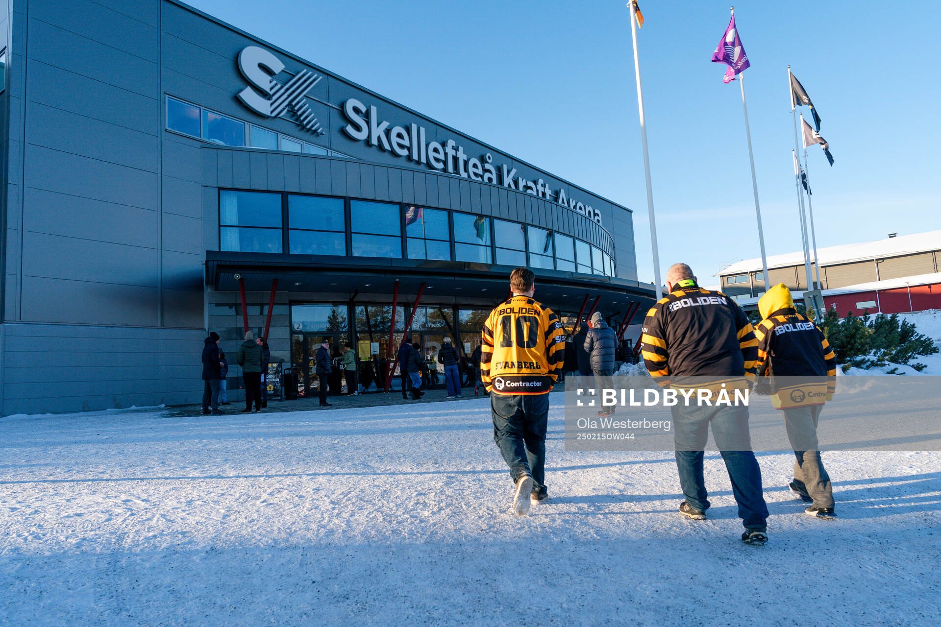 Skellefteå Kraft Arena före ishockeymatchen i SHL mellan