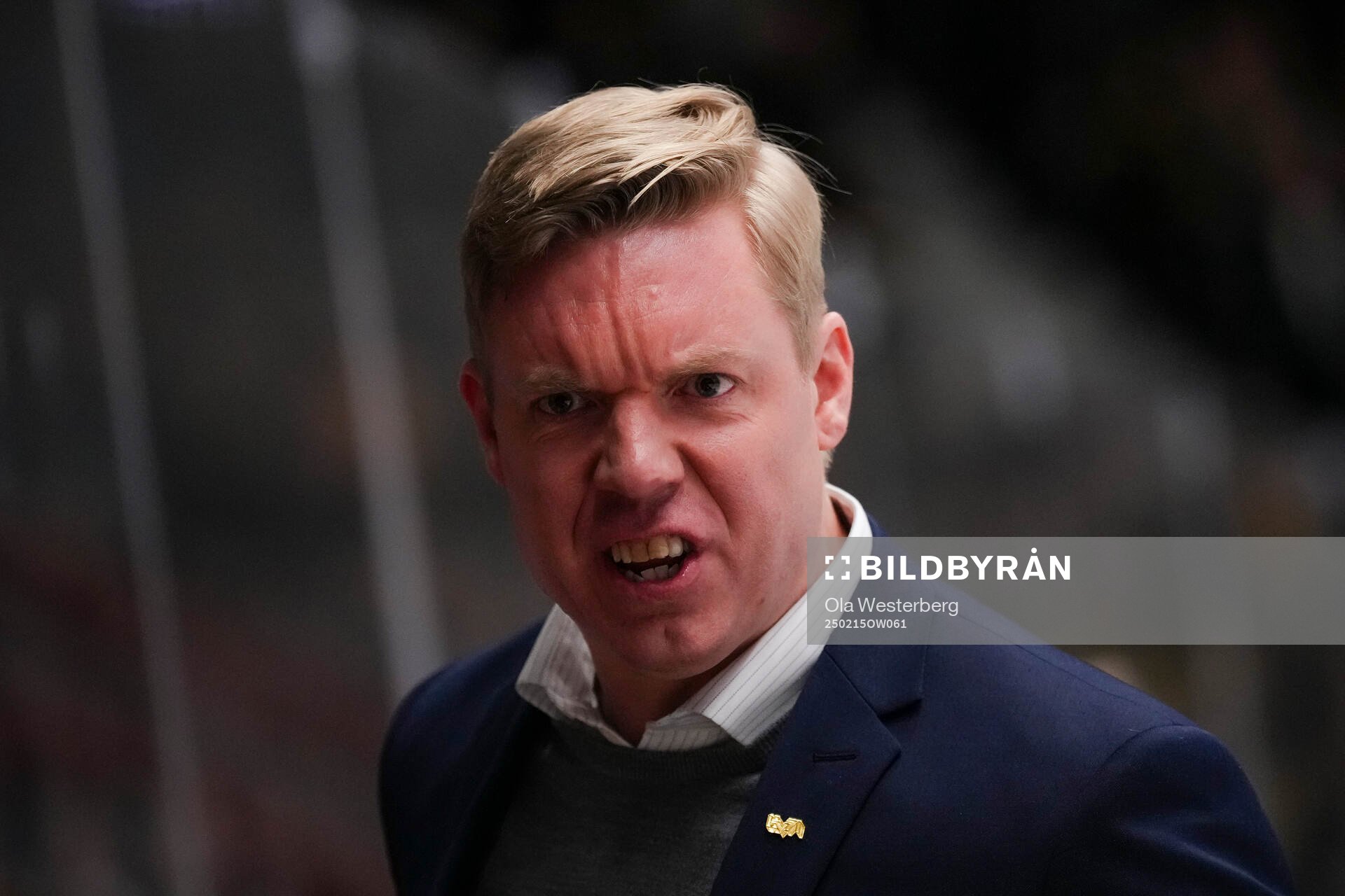 HV71s tränare Anton Blomqvist