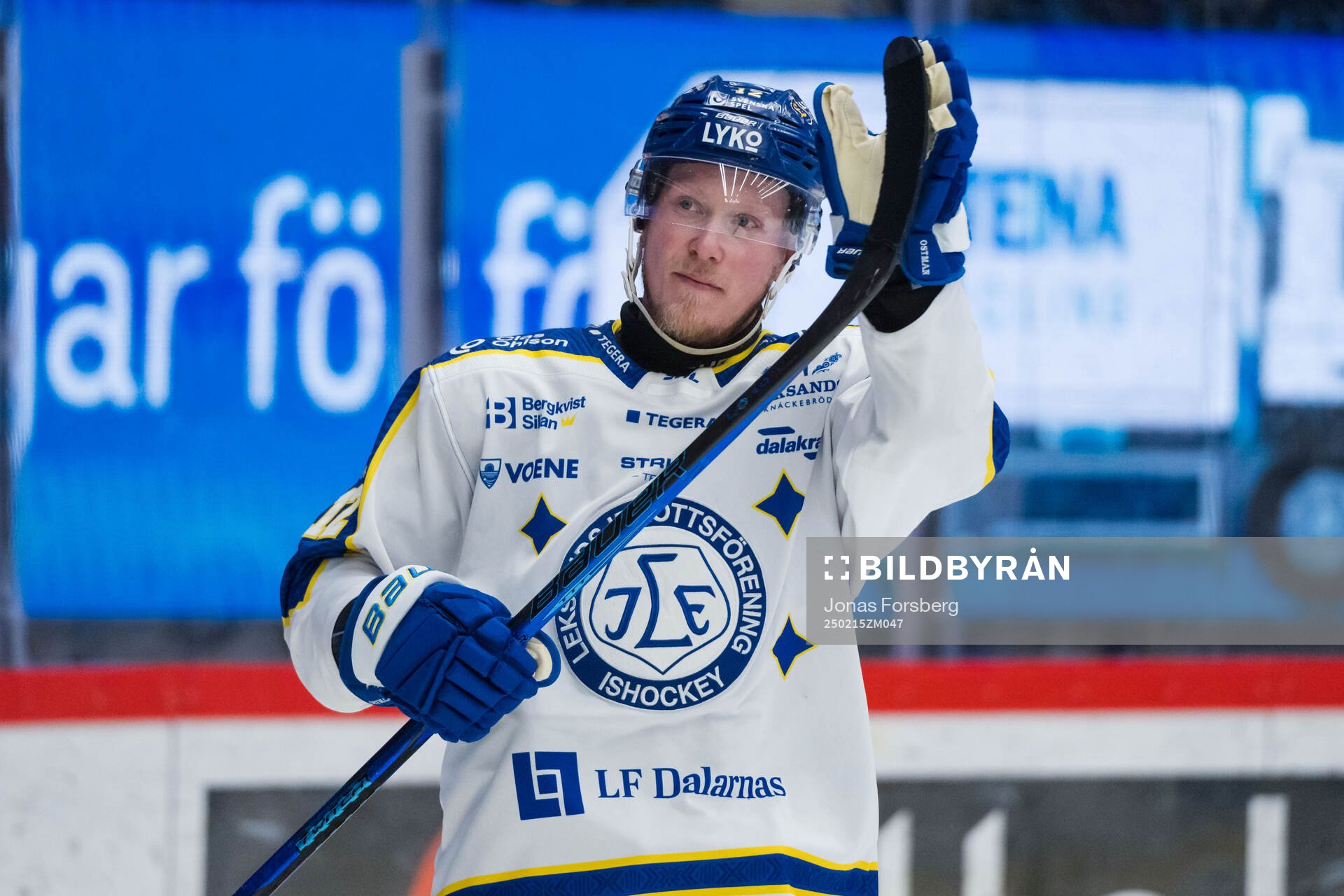 Leksands Kalle Östman jublar