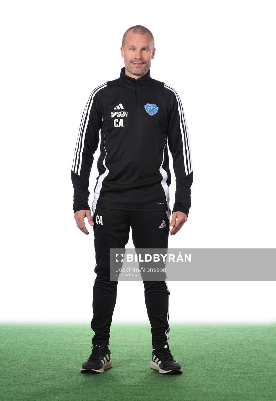 Falkenbergs tränare Christoffer Andersson