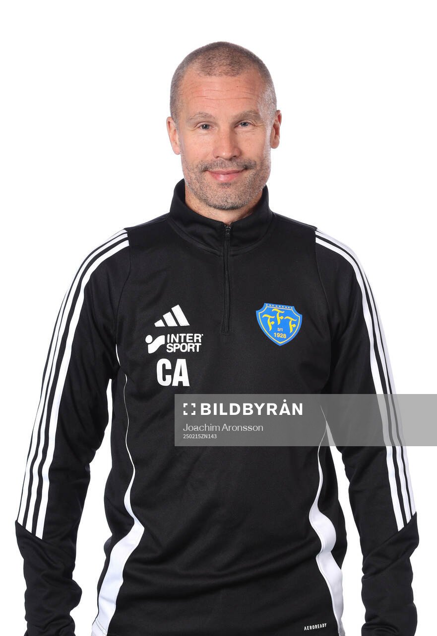 Falkenbergs tränare Christoffer Andersson
