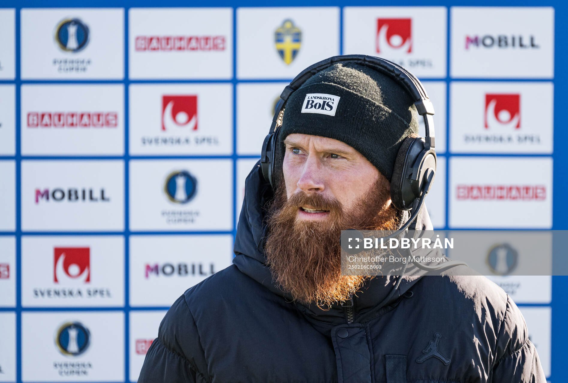 Landskronas tränare Max Mölder