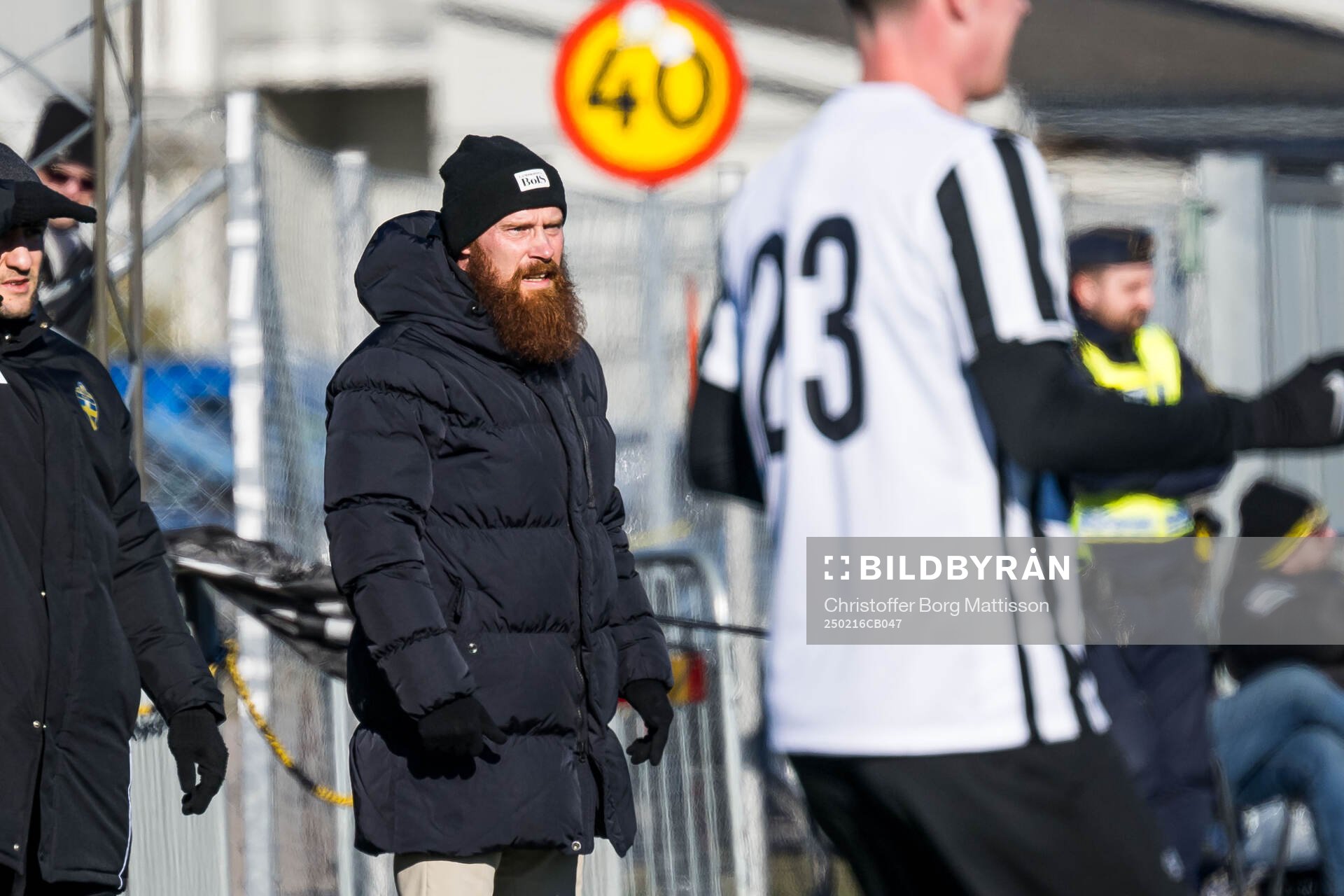 Landskronas tränare Max Mölder
