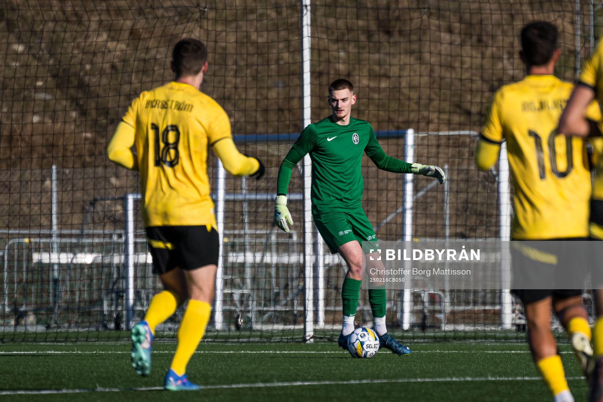 Landskronas målvakt Marcus Pettersson