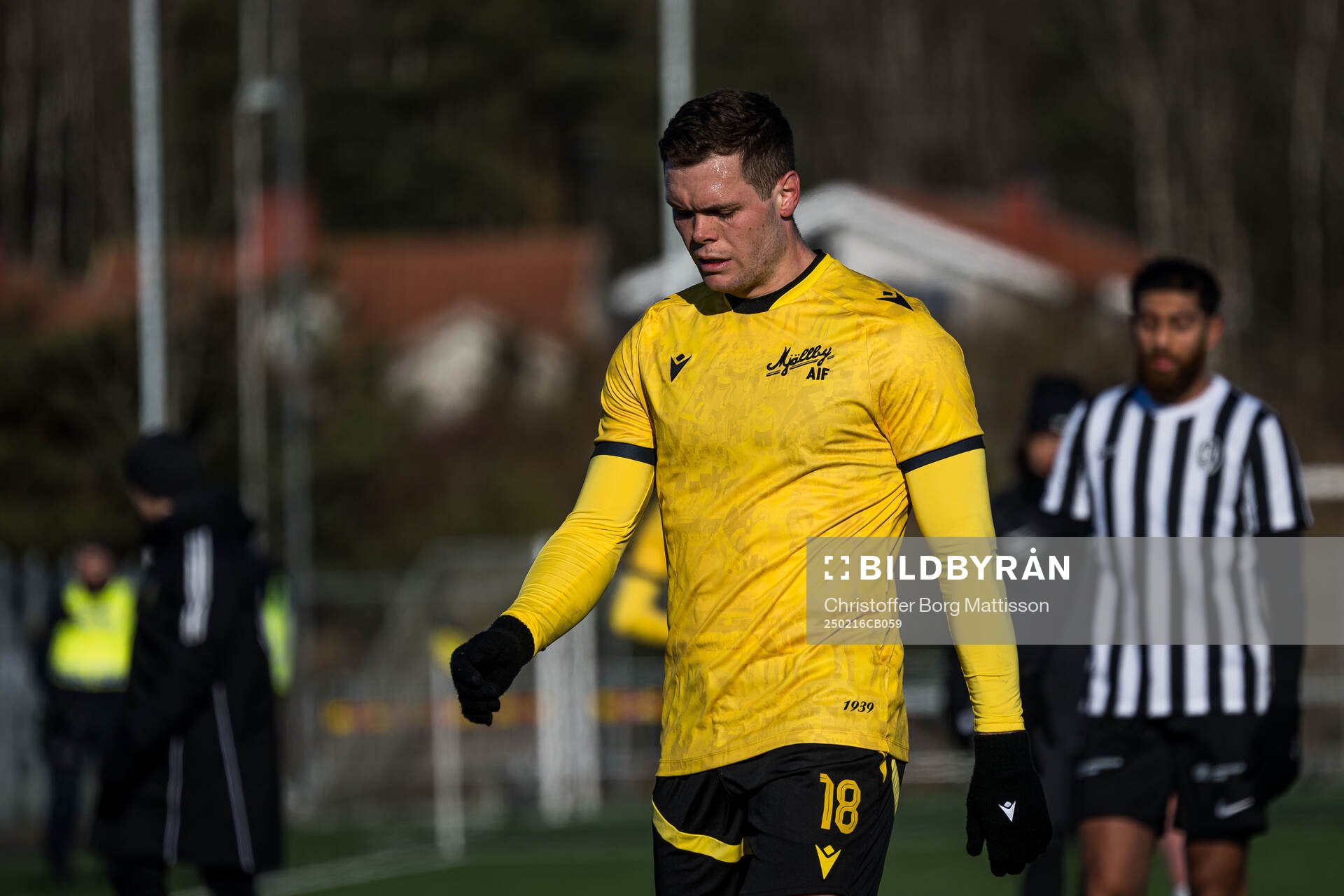 Mjällbys Jacob Bergström deppar