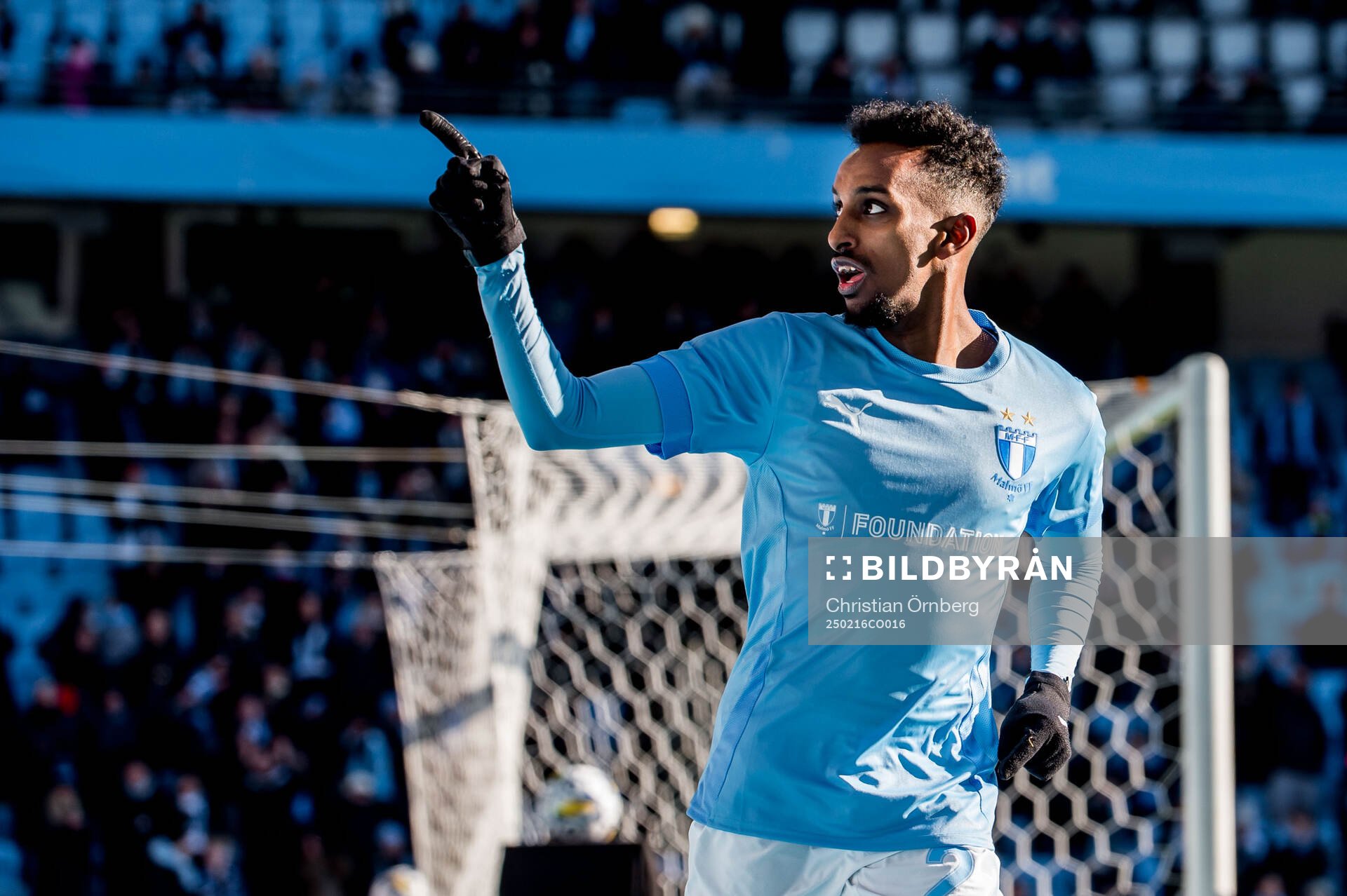 Malmö FFs Taha Ali jublar