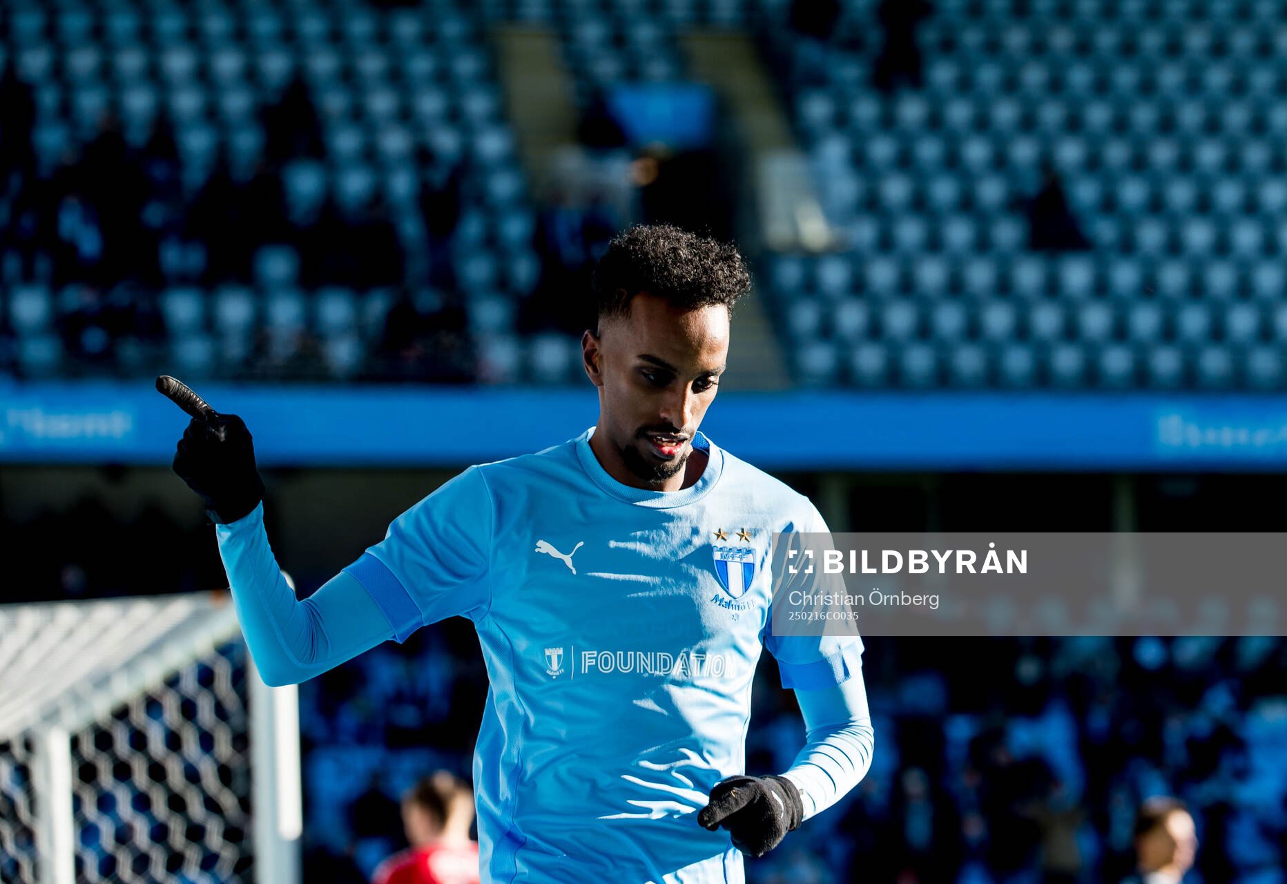 Malmö FFs Taha Ali jublar