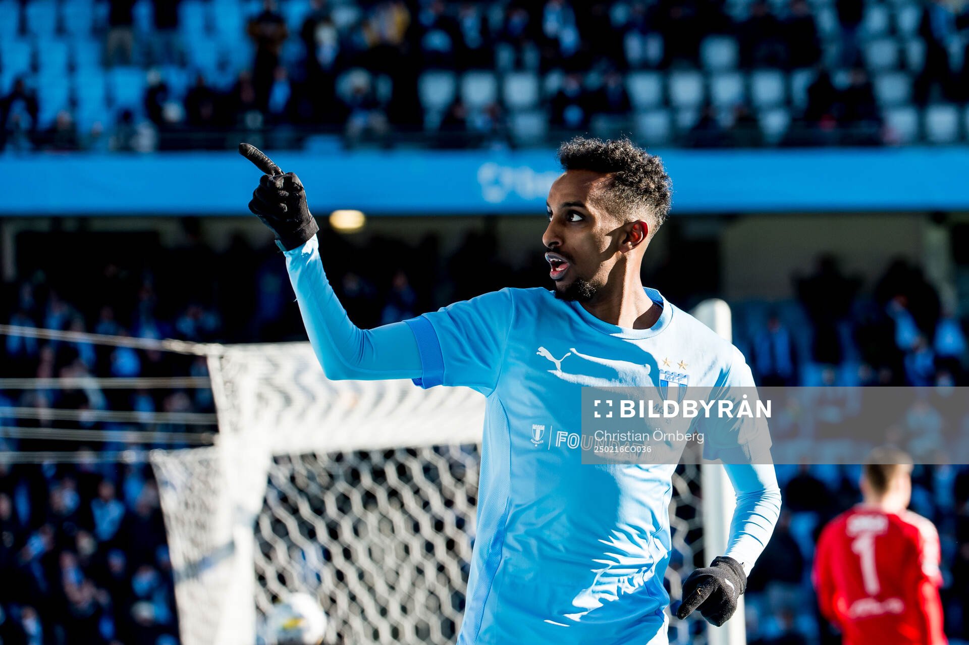 Malmö FFs Taha Ali jublar