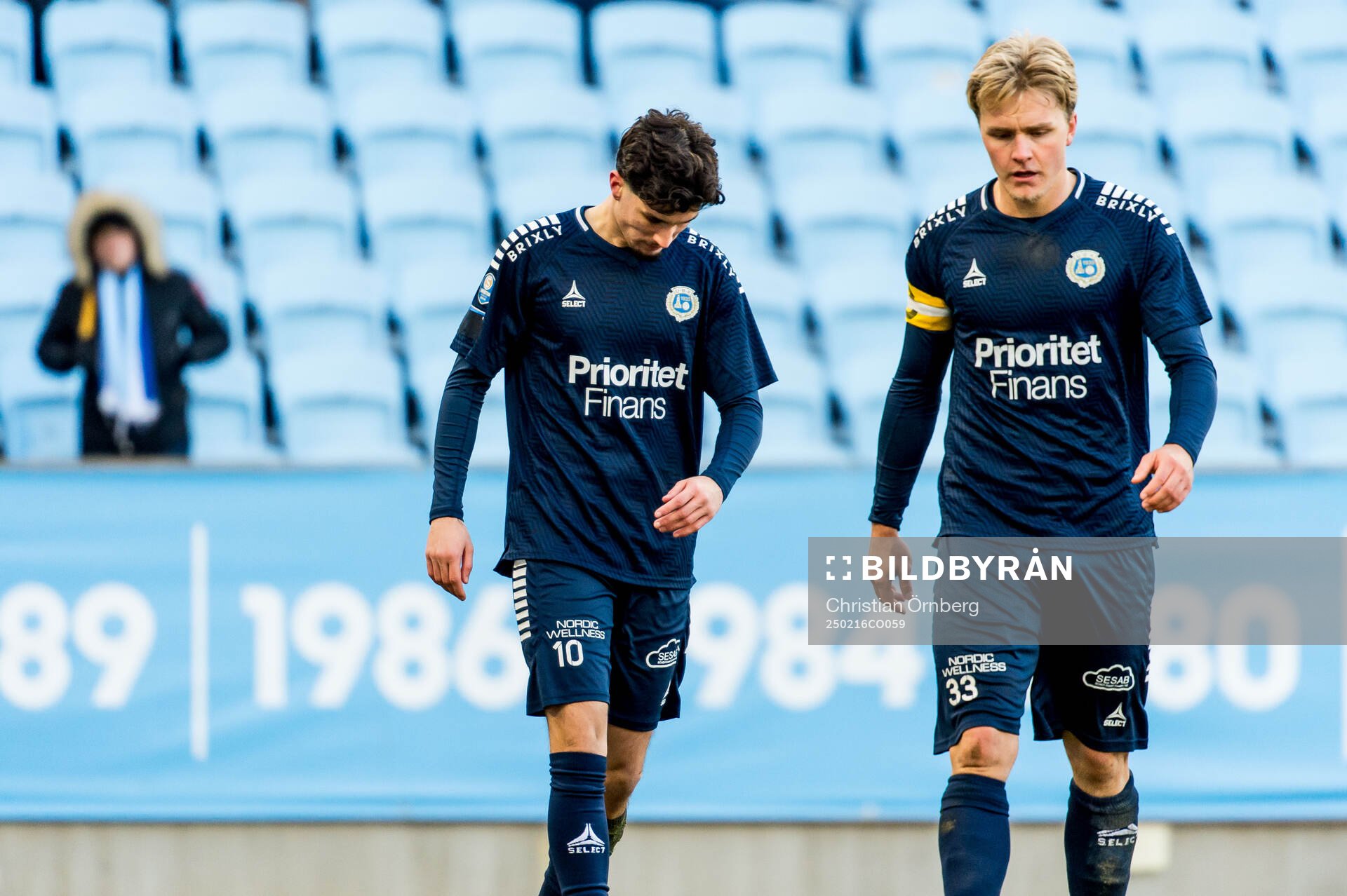 Utsiktens Edmond Berisha och Sebastian Lagerlund deppar
