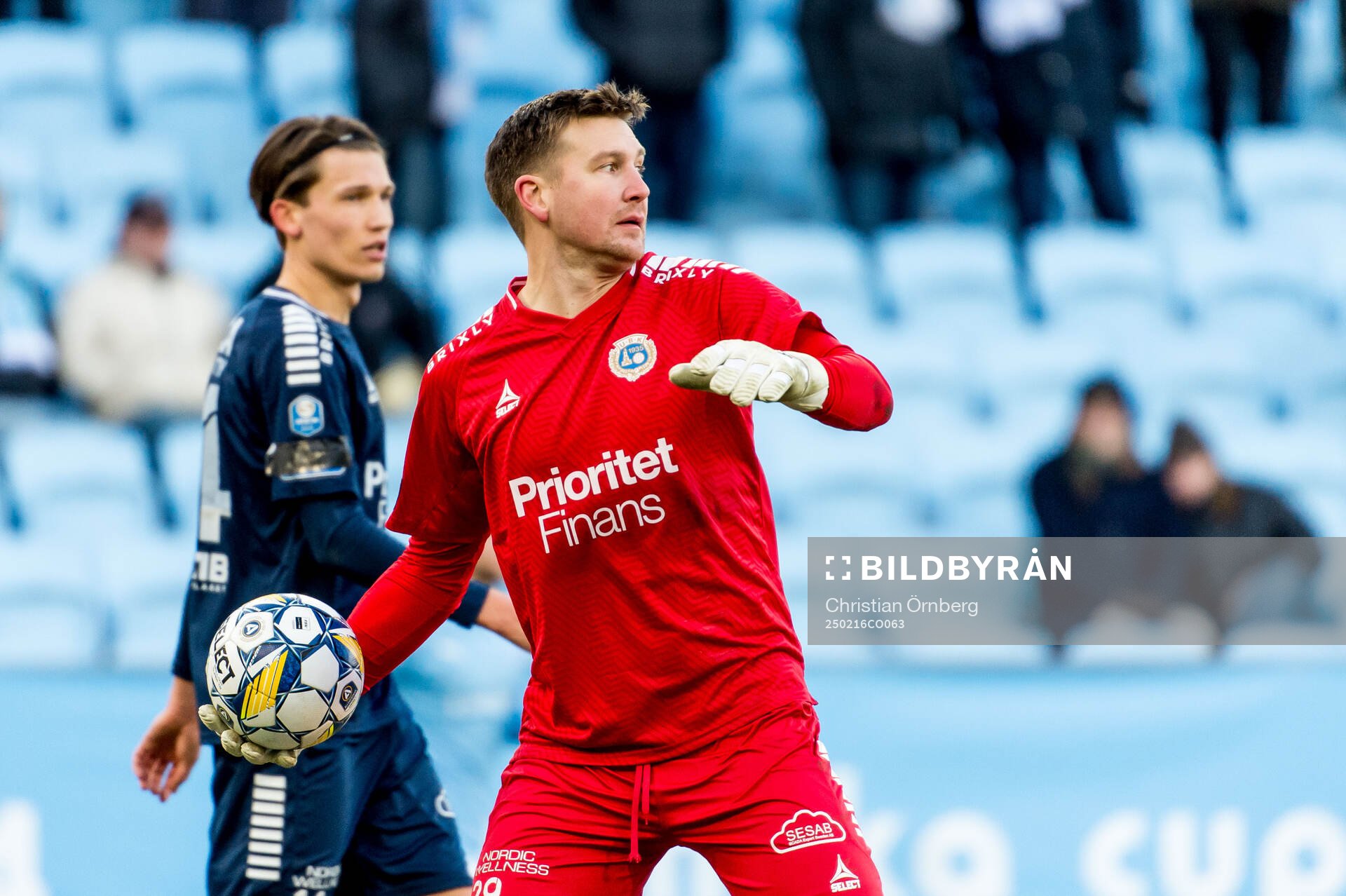 Utsiktens målvakt Oliver Gustafsson