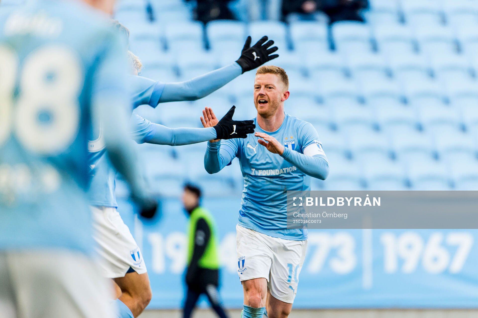 Malmö FFs Anders Christiansen jublar