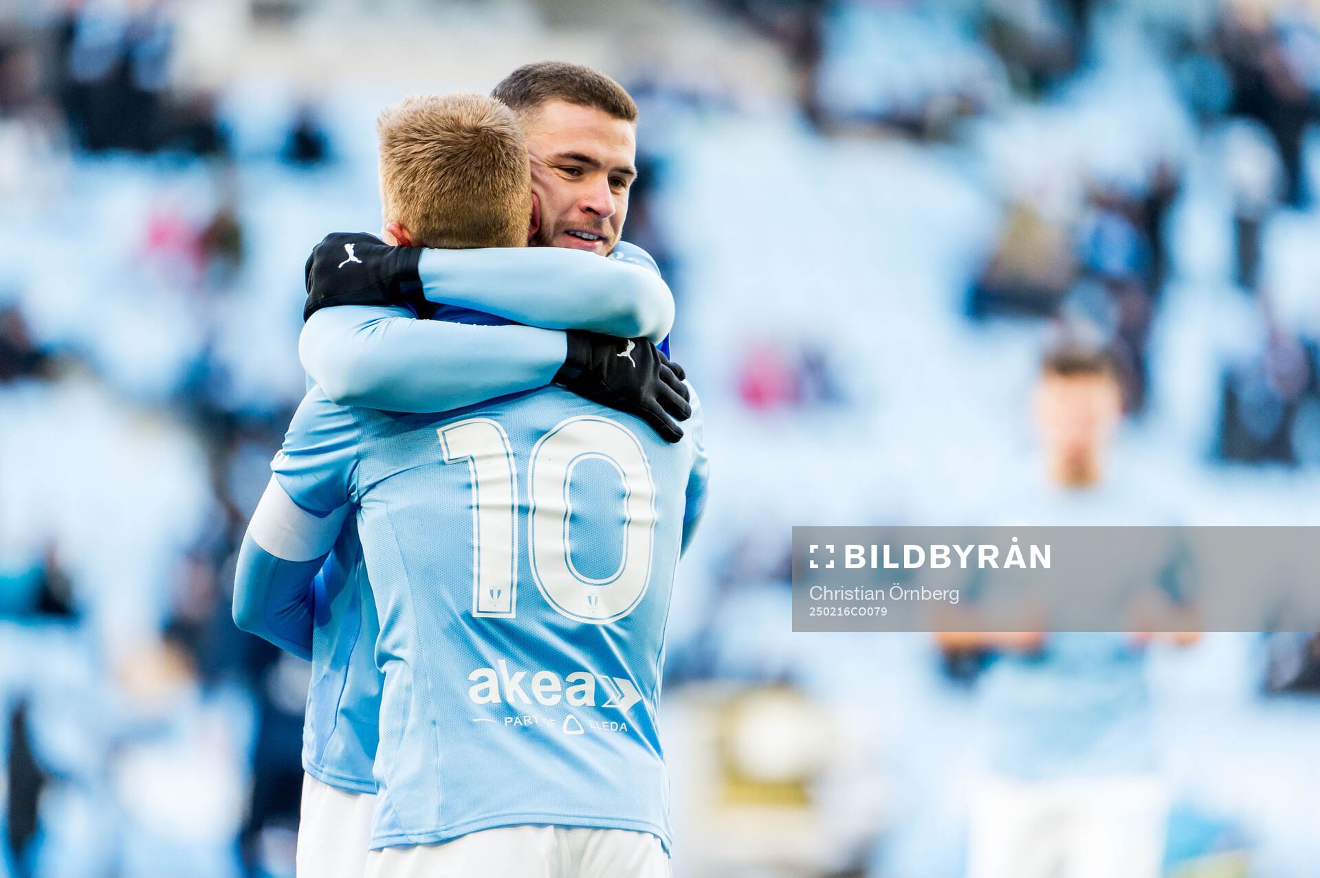 Malmö FFs Anders Christiansen och Gabriel Busanello jublar