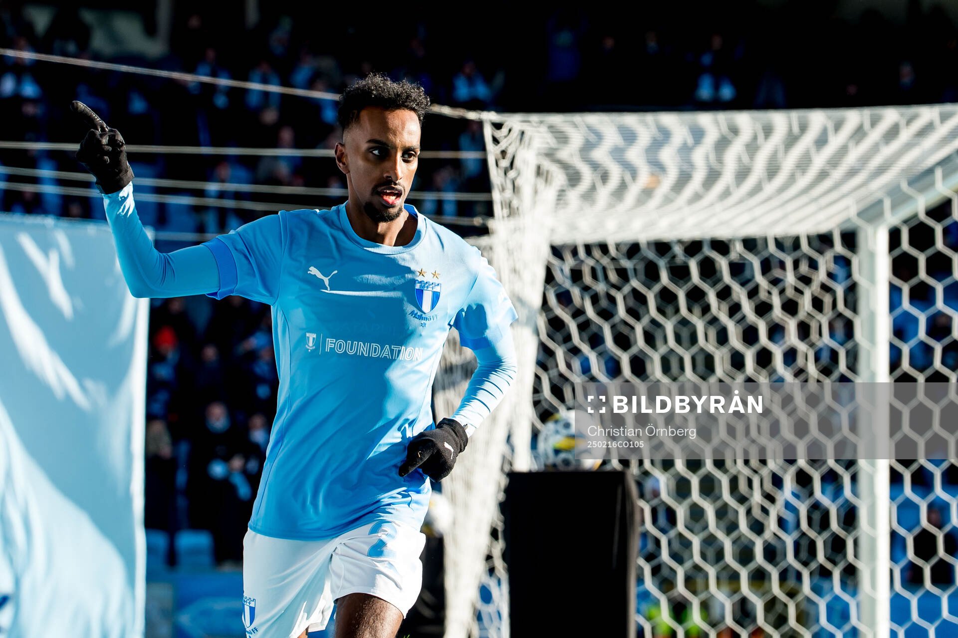 Malmö FFs Taha Ali jublar