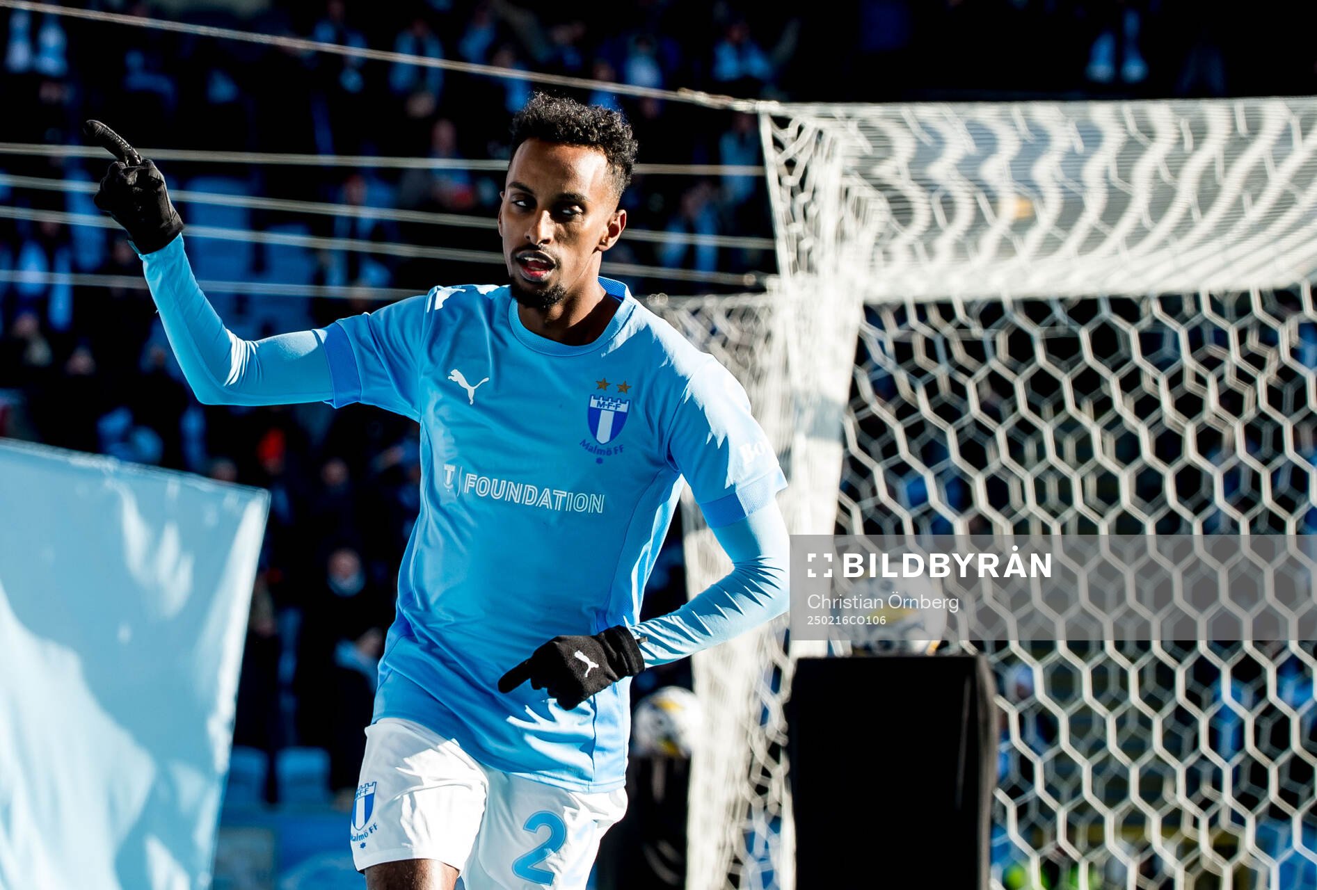 Malmö FFs Taha Ali jublar
