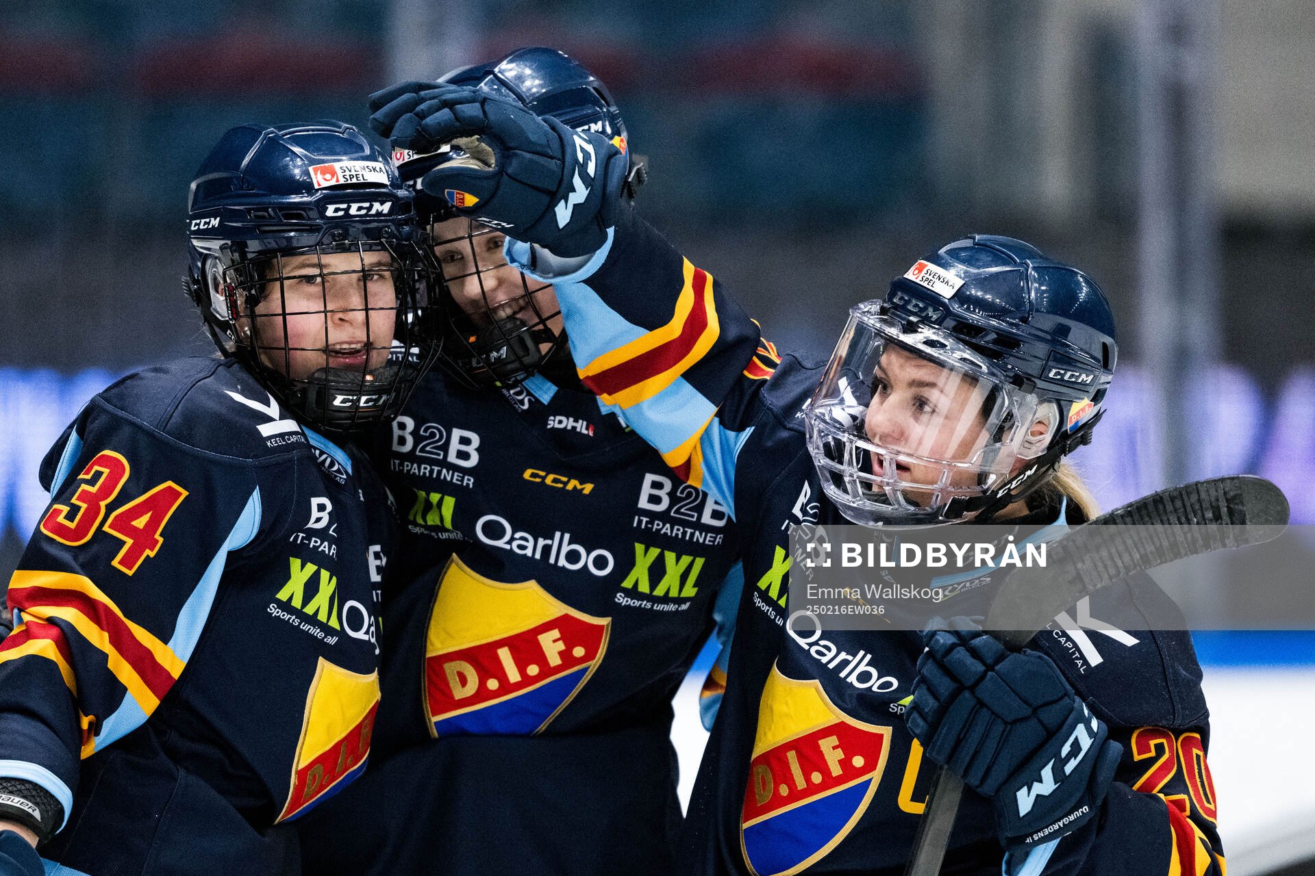 Djurgårdens Tereza Pistekova, Tereza Plosova och Brette