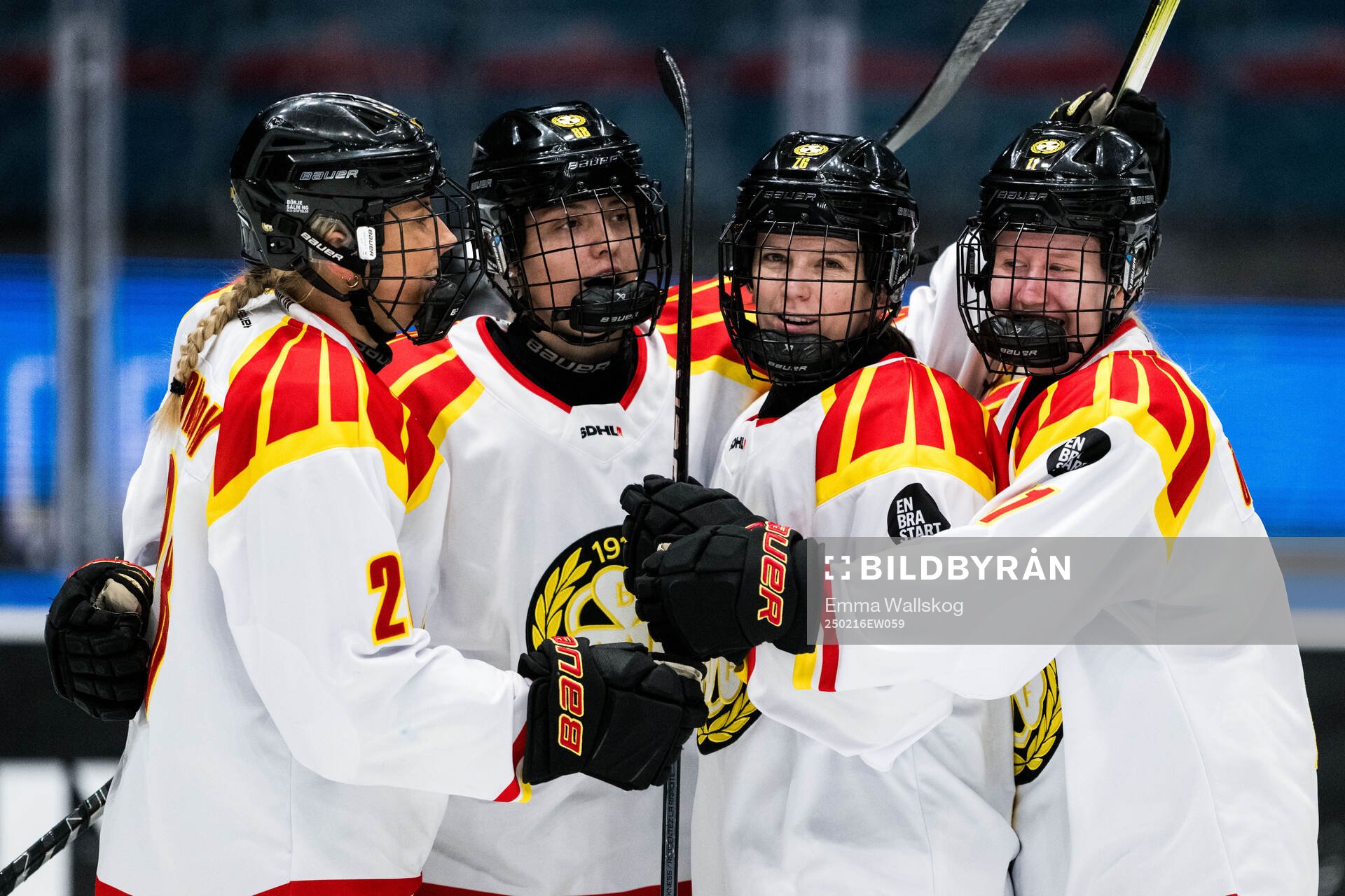 Brynäs Stina Sandberg, Maude Poulin-Labelle och Matilda