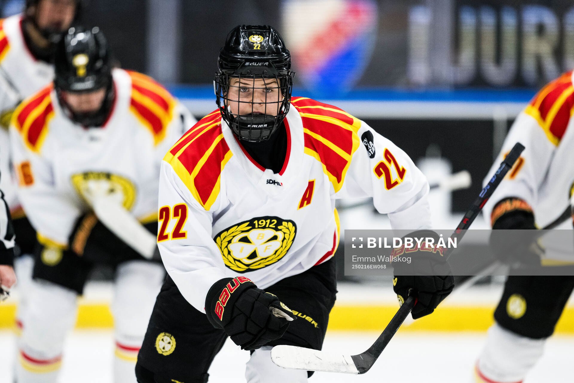Brynäs Hanna Thuvik jublar