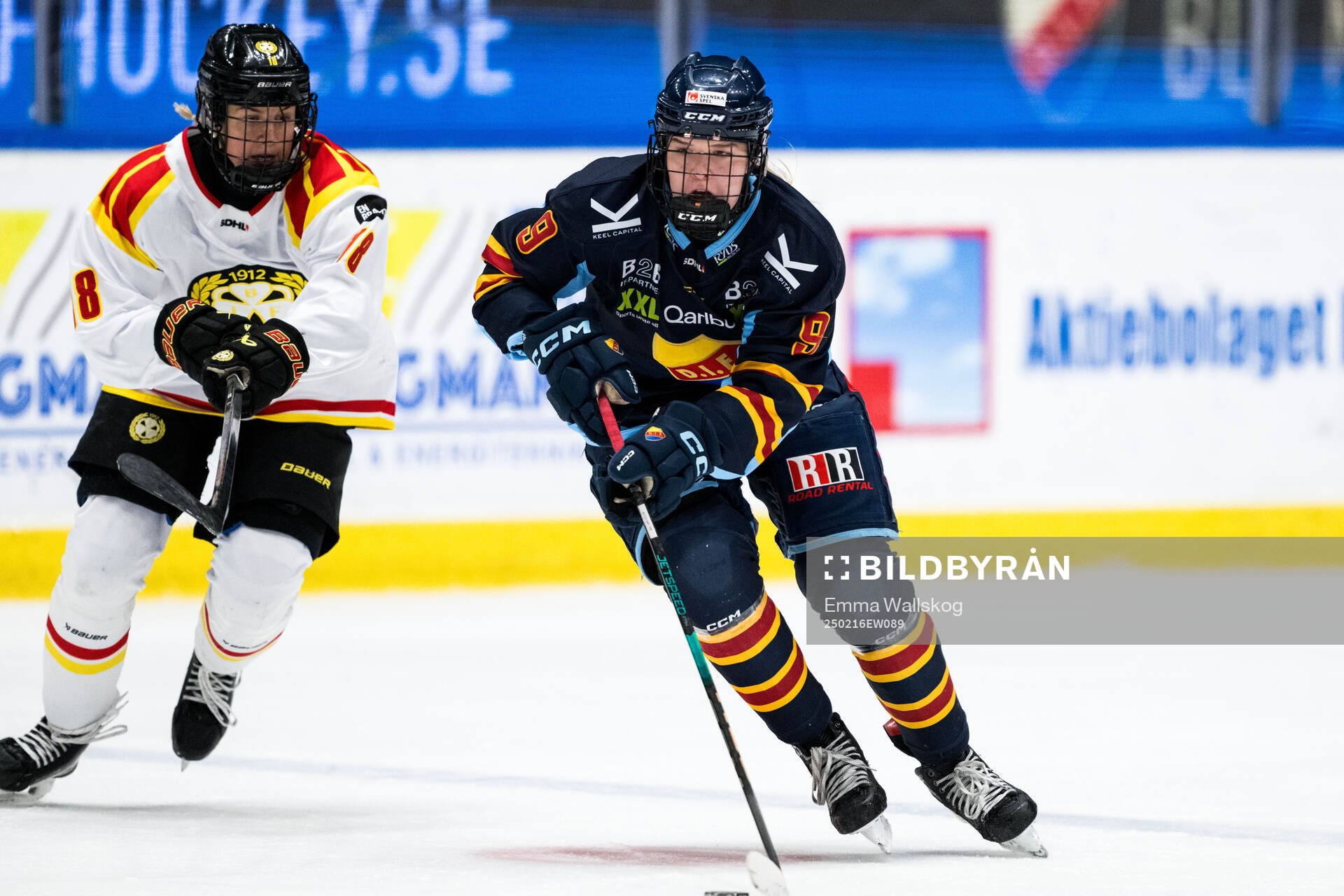 Brynäs Jenniina Nylund och Djurgårdens Linnea Natt Och Dag