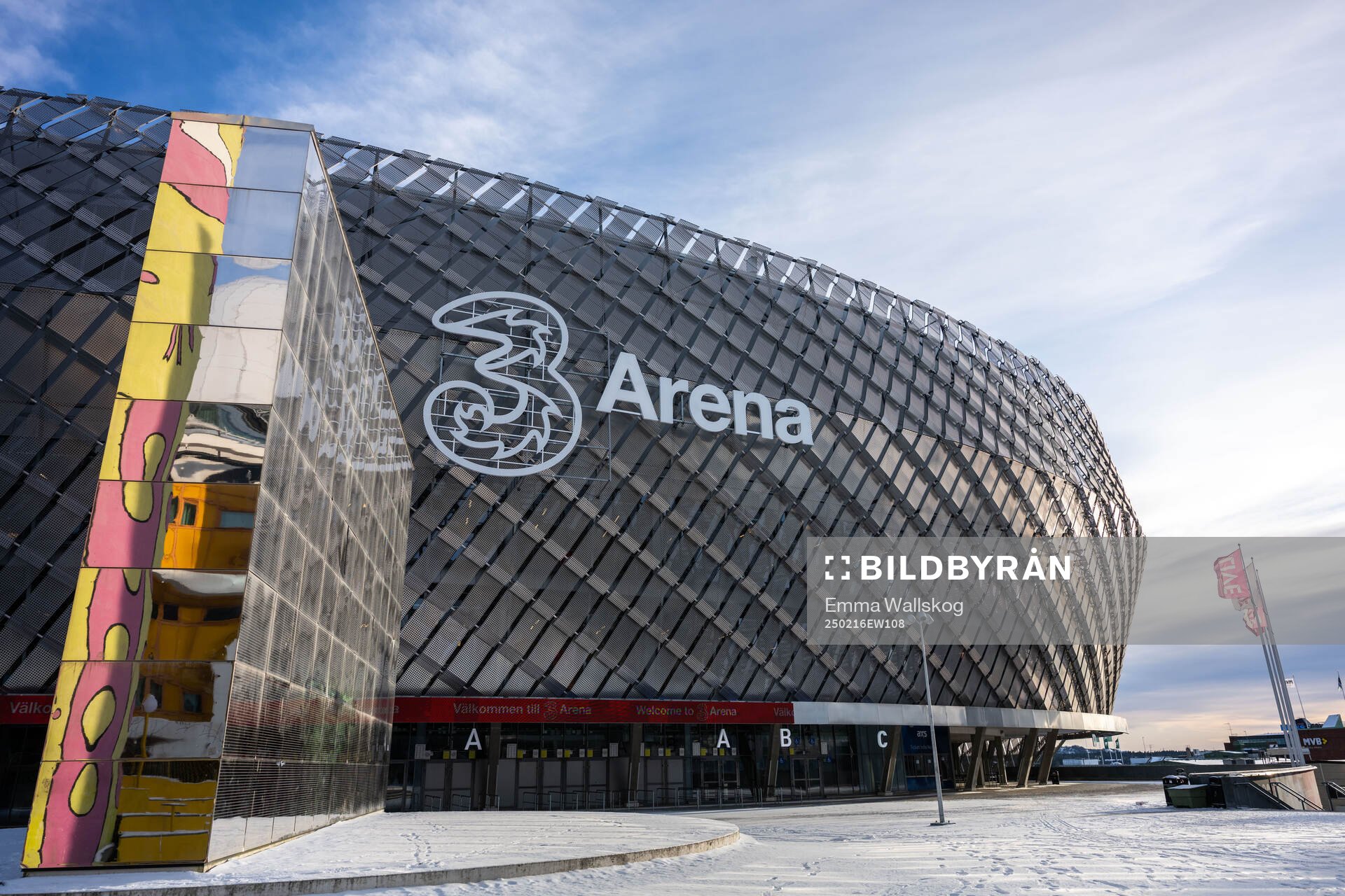Exteriör vy av 3Arena