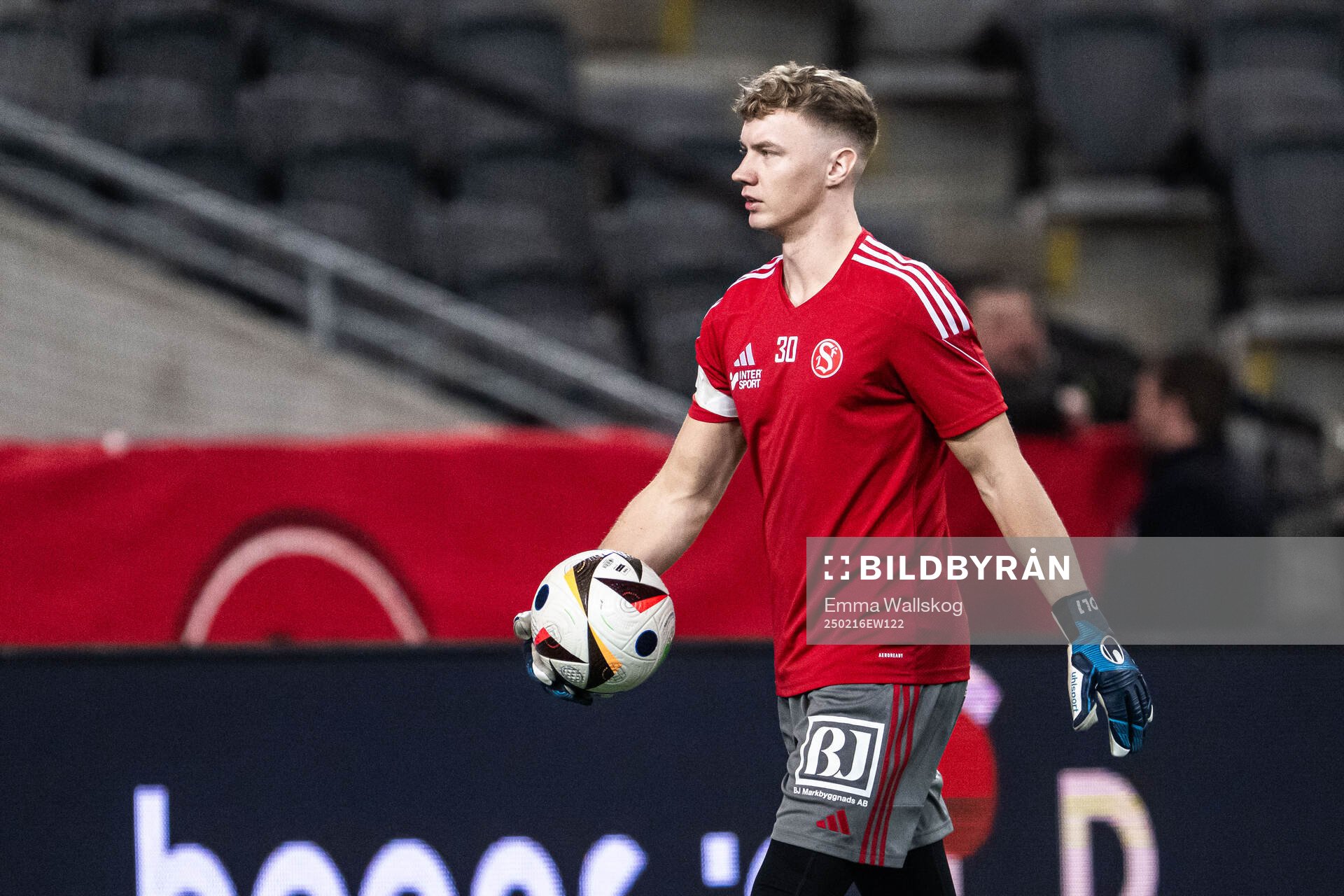 Sandvikens IFs målvakt Otto Lindell