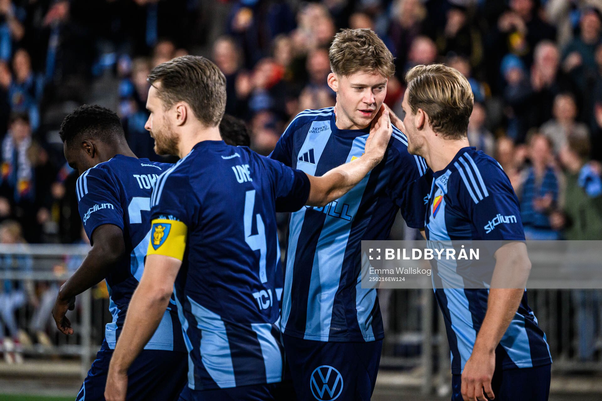 Djurgårdens Patric Åslund jublar