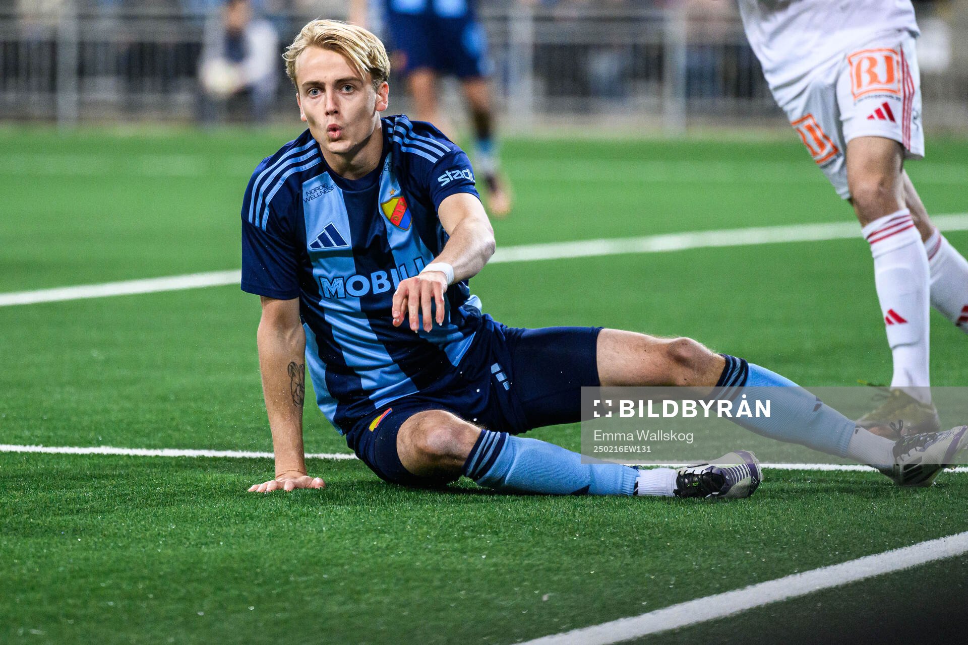 Djurgårdens Oskar Fallenius deppar
