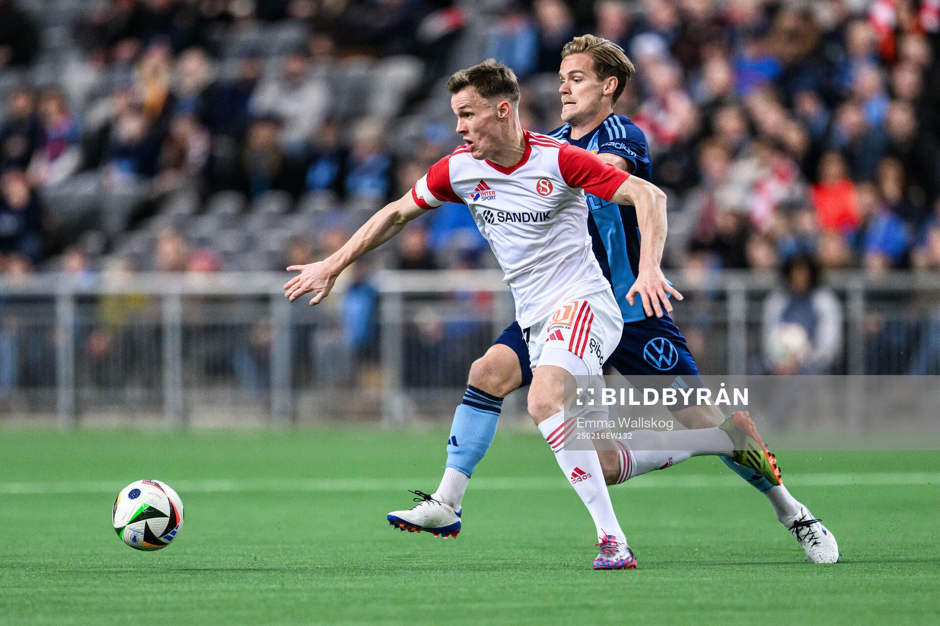 Sandvikens IFs Daniel Söderberg och Djurgårdens Hampus